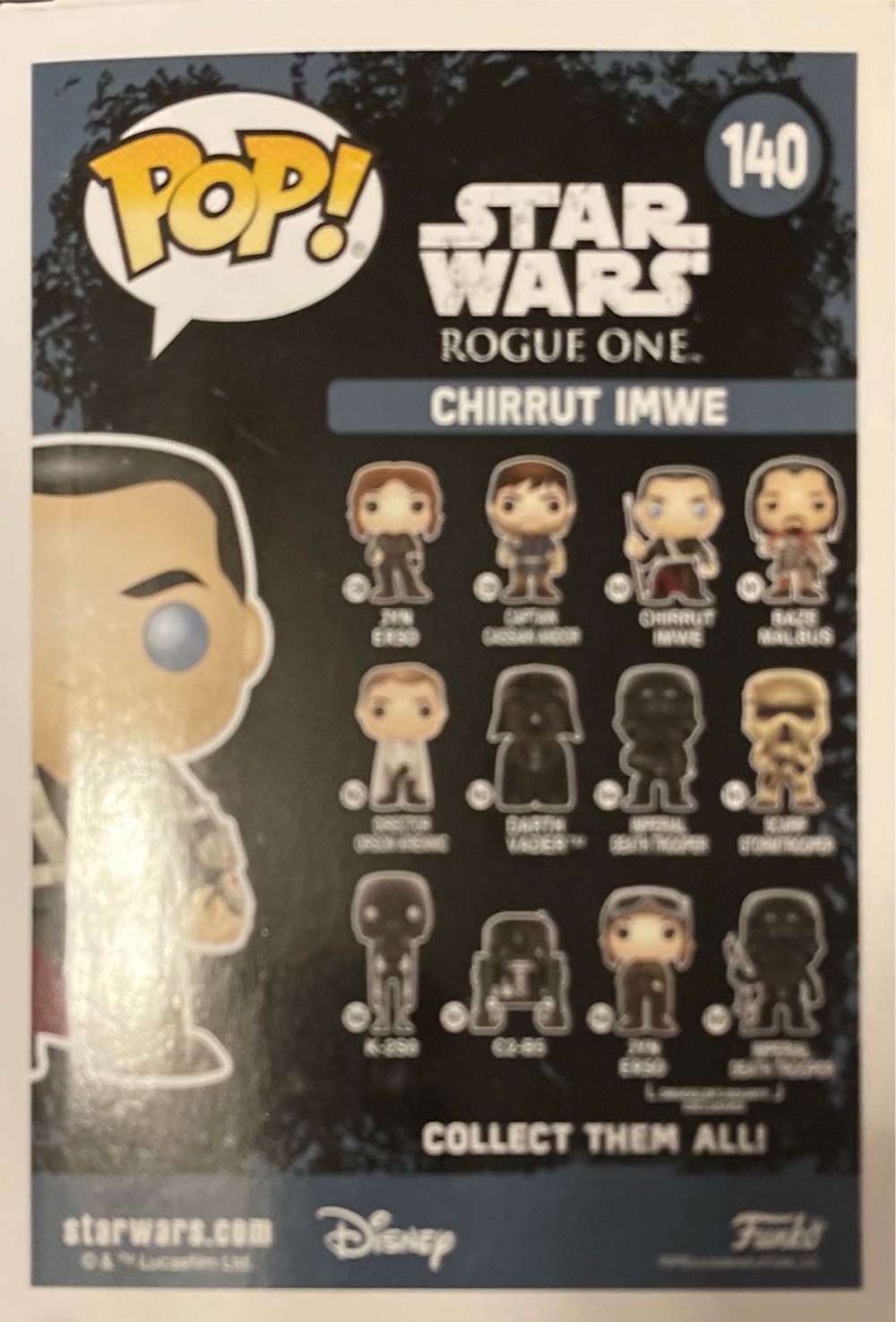Chirrut Imwe - Funko (Rogue One: A Star Wars Story) action figure collectible [Barcode 889698104555] - Main Image 2
