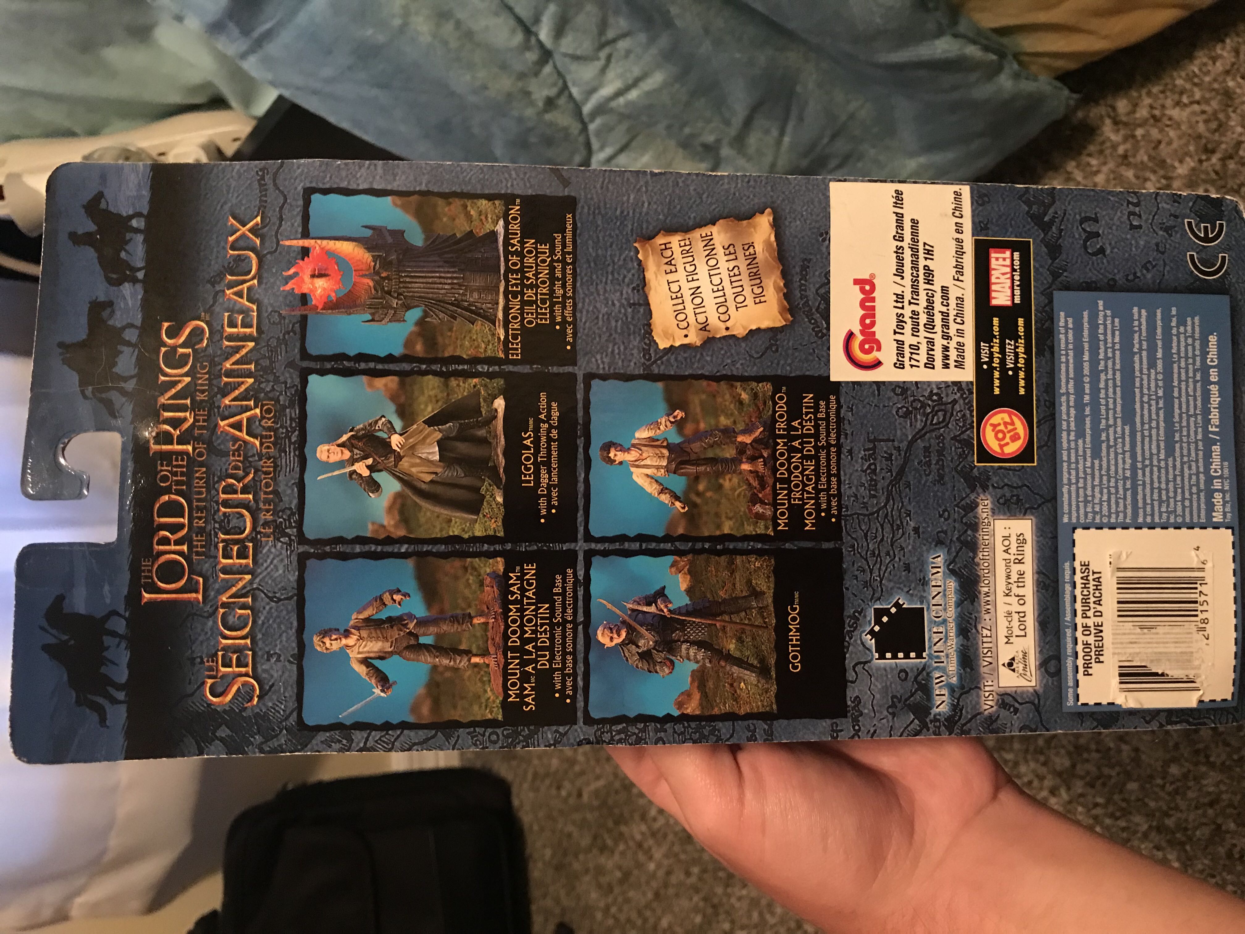 Legolas with Dagger Throwing Action - Toy Biz (LOTR: The Return Of The King) action figure collectible - Main Image 2