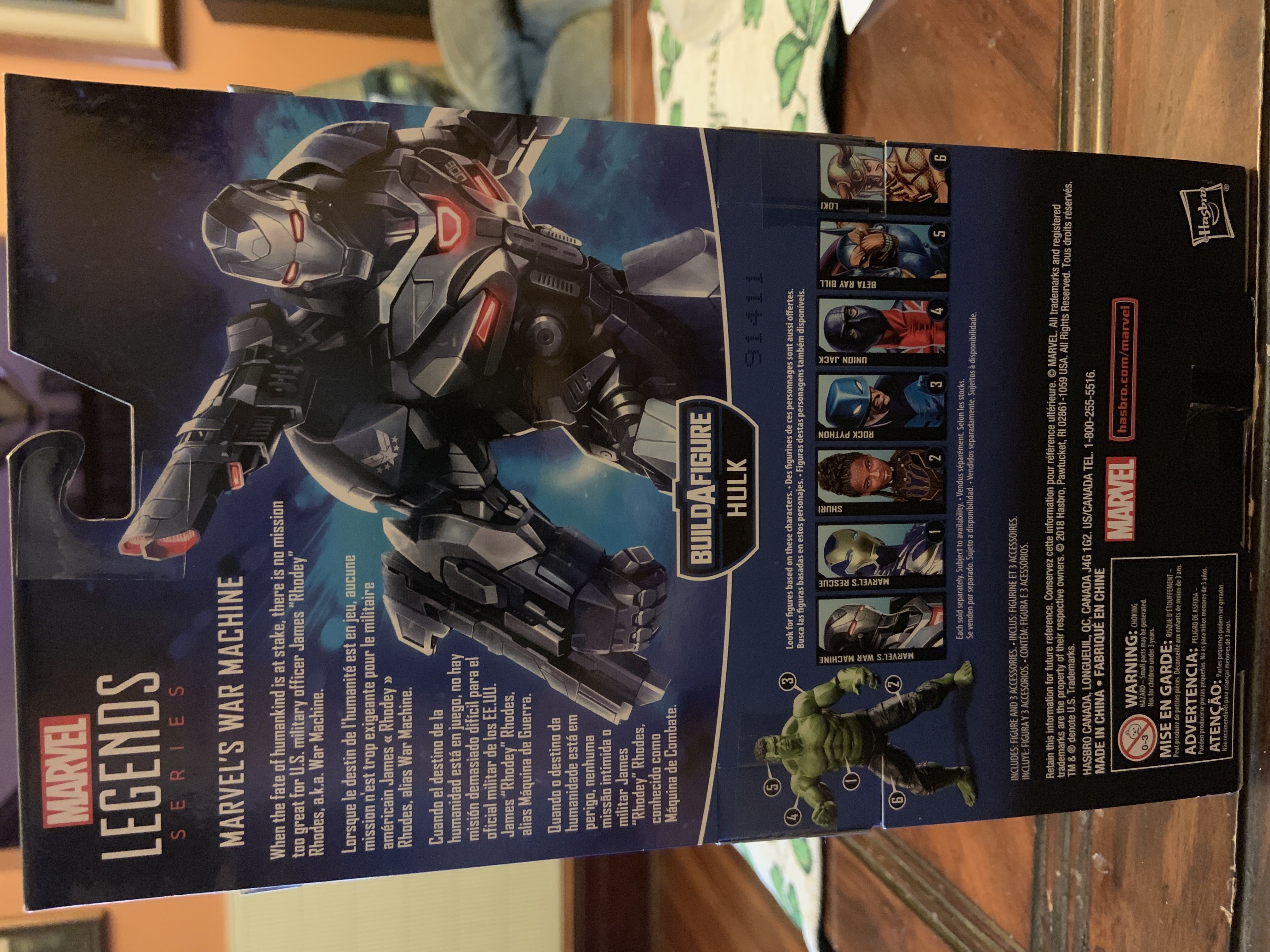 War Machine - Hasbro (Marvel Legends Avengers Endgame) action figure collectible [Barcode 630509838769] - Main Image 2