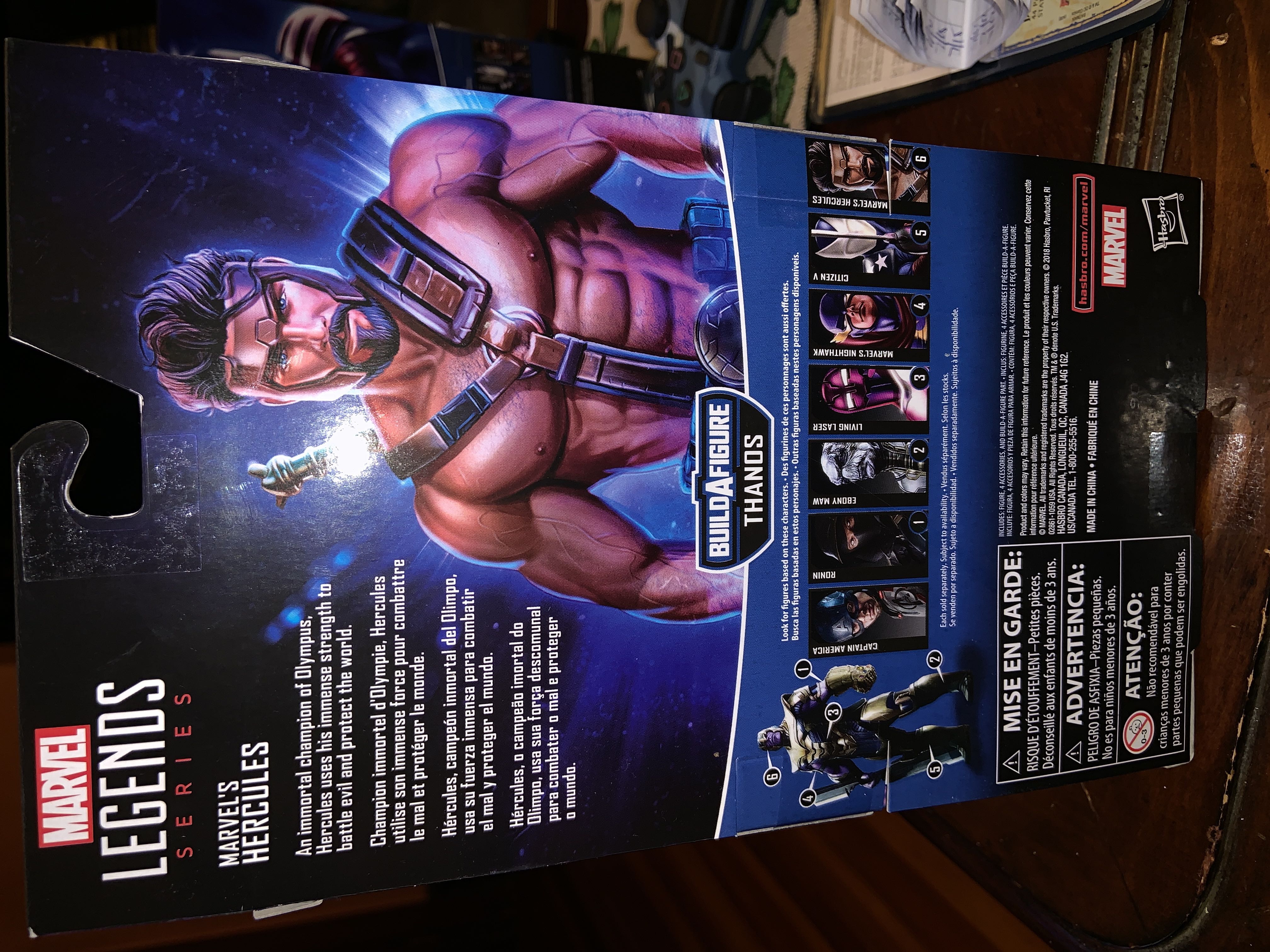 Hercules - Hasbro (Thanos (Endgame) BaF Series) action figure collectible [Barcode 630509803491] - Main Image 2