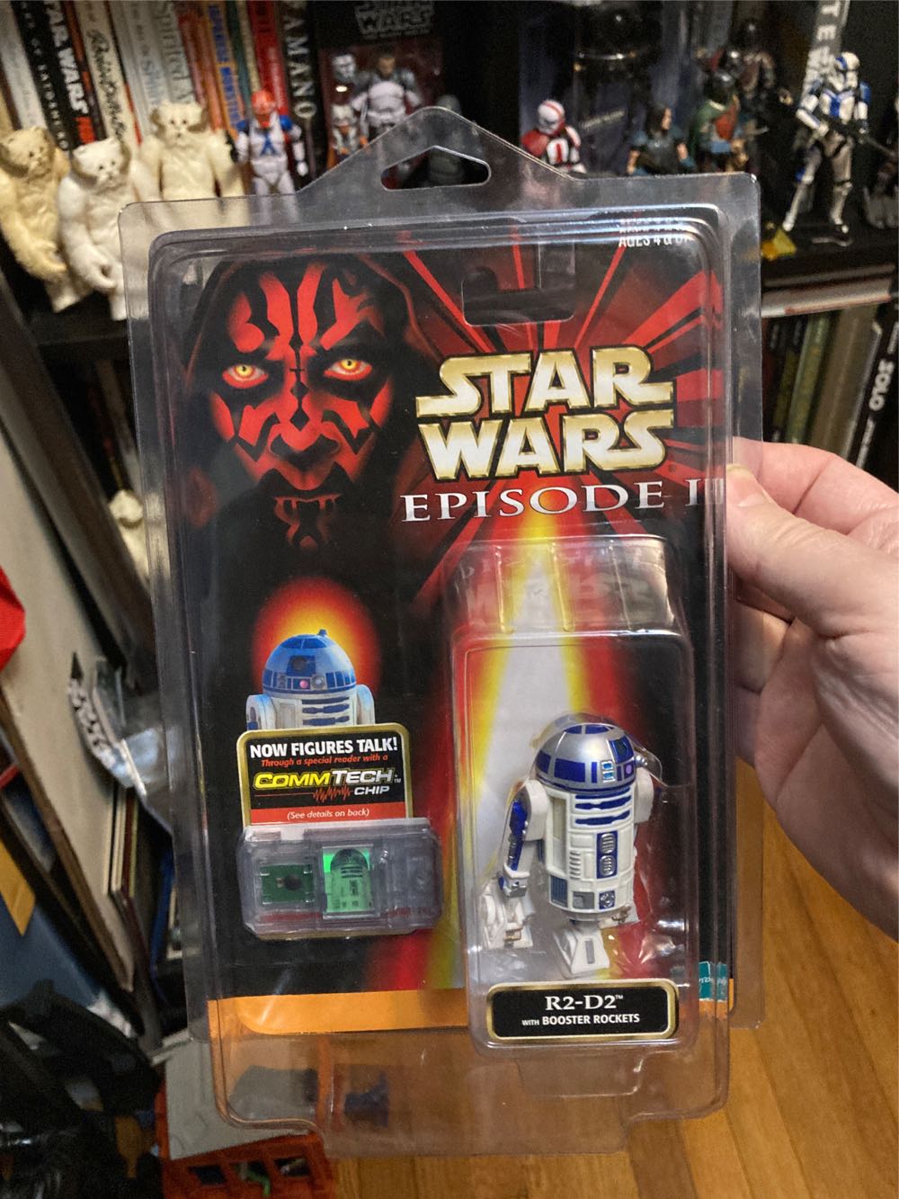 R2-D2 (With Booster Rockets) - Hasbro (Star Wars: Episode 1: 3”) action figure collectible [Barcode 076281841045] - Main Image 3