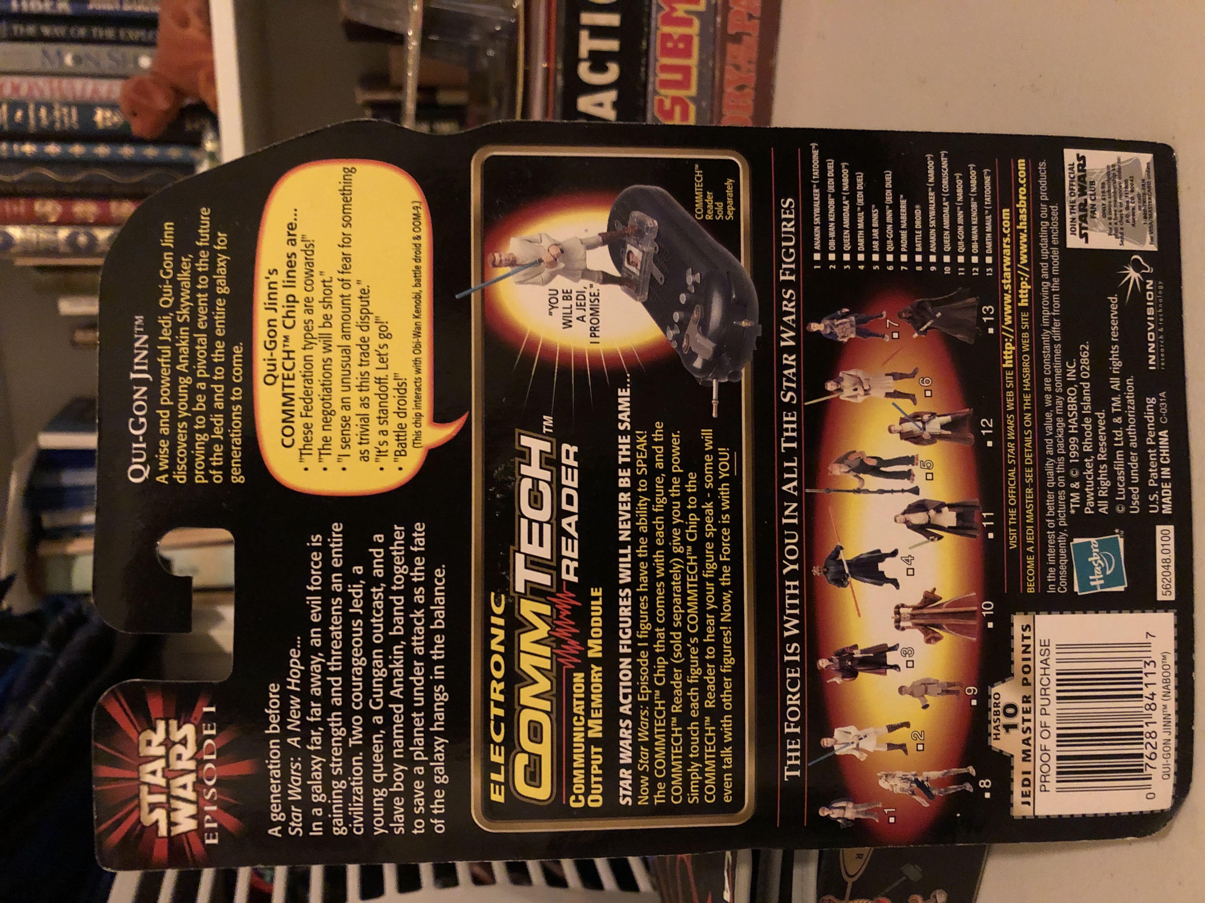 Qui-Gon Jinn (Naboo) - Hasbro (Star Wars - Episode 1) action figure collectible [Barcode 076281841137] - Main Image 2