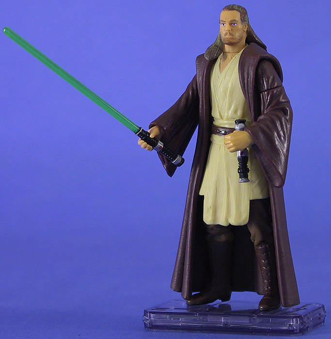 Qui-Gon Jinn (Naboo) - Hasbro (Star Wars - Episode 1) action figure collectible [Barcode 076281841137] - Main Image 3