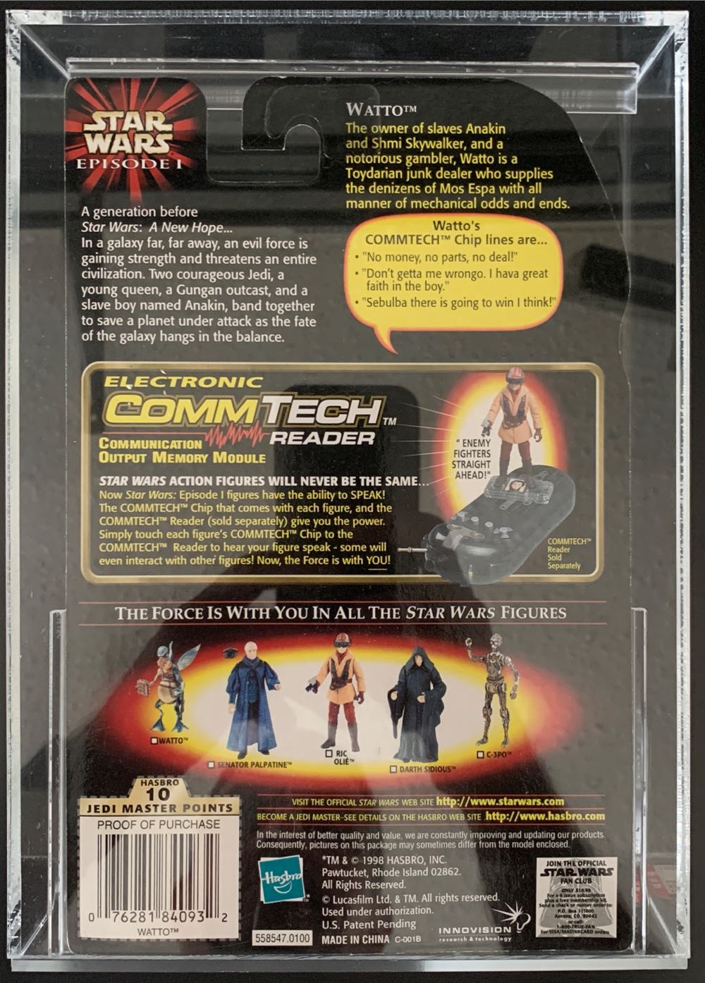 Watto With Datapad - Hasbro ( EPISODE 1 ) (Episode 1 ( 1999 - 2000 )) action figure collectible [Barcode 076281840932] - Main Image 3