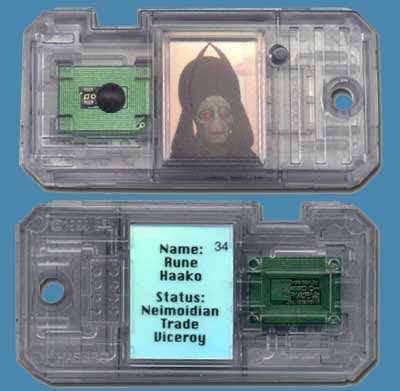 Carded Signed. Episode 1. Rune Haako. Signed Jerome Blake. - Hasbro (Star Wars: Episode 1: 3”) action figure collectible [Barcode 076281840918] - Main Image 4