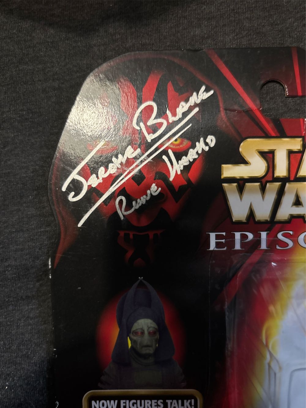 Carded Signed. Episode 1. Rune Haako. Signed Jerome Blake. - Hasbro (Star Wars: Episode 1: 3”) action figure collectible [Barcode 076281840918] - Main Image 5
