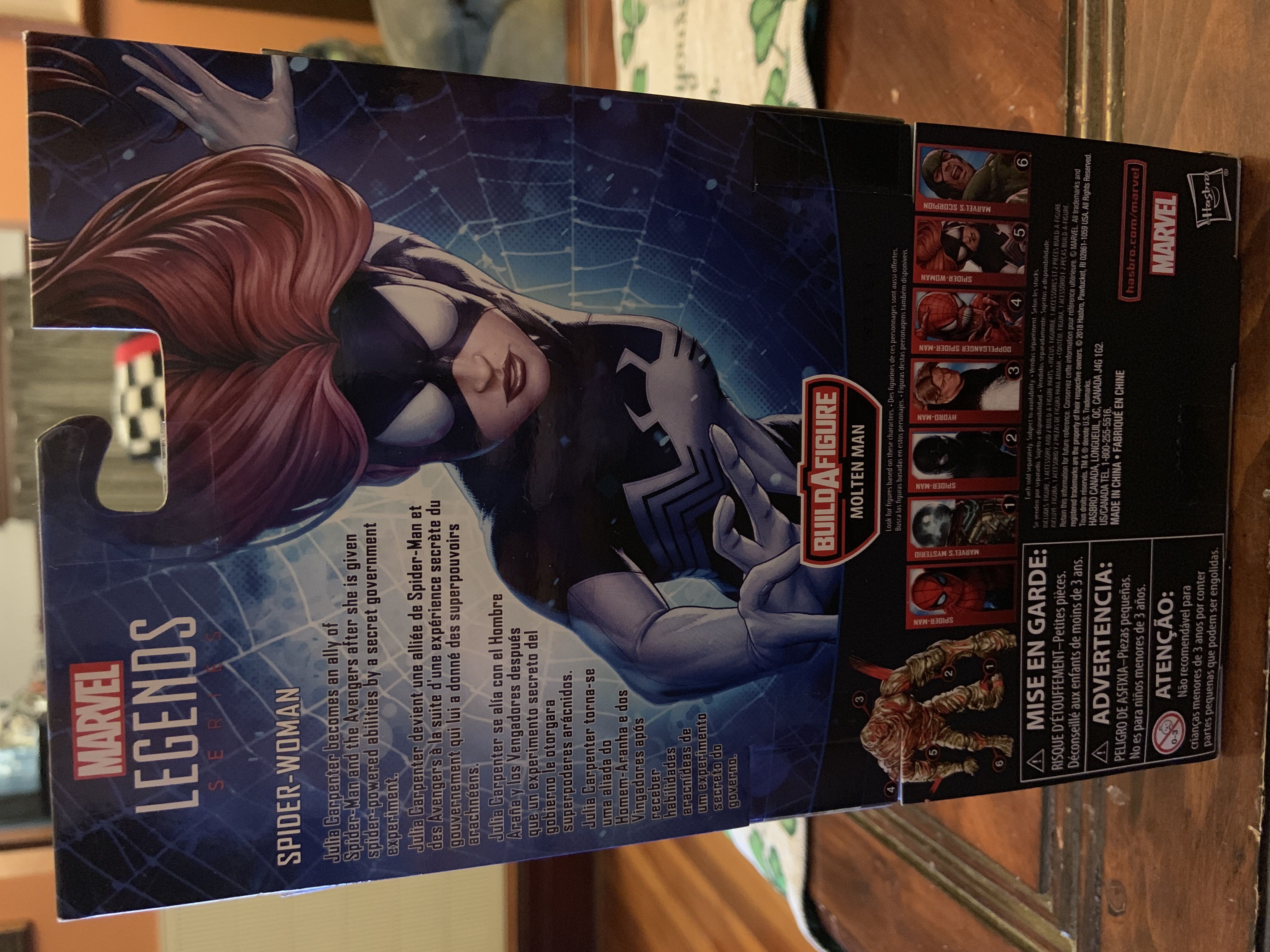 Marvel Legends Spider-Man Far From Home SPIDER-WOMAN (BAF Molten Man Series) - Hasbro (Marvel Legends) action figure collectible [Barcode 630509817283] - Main Image 2