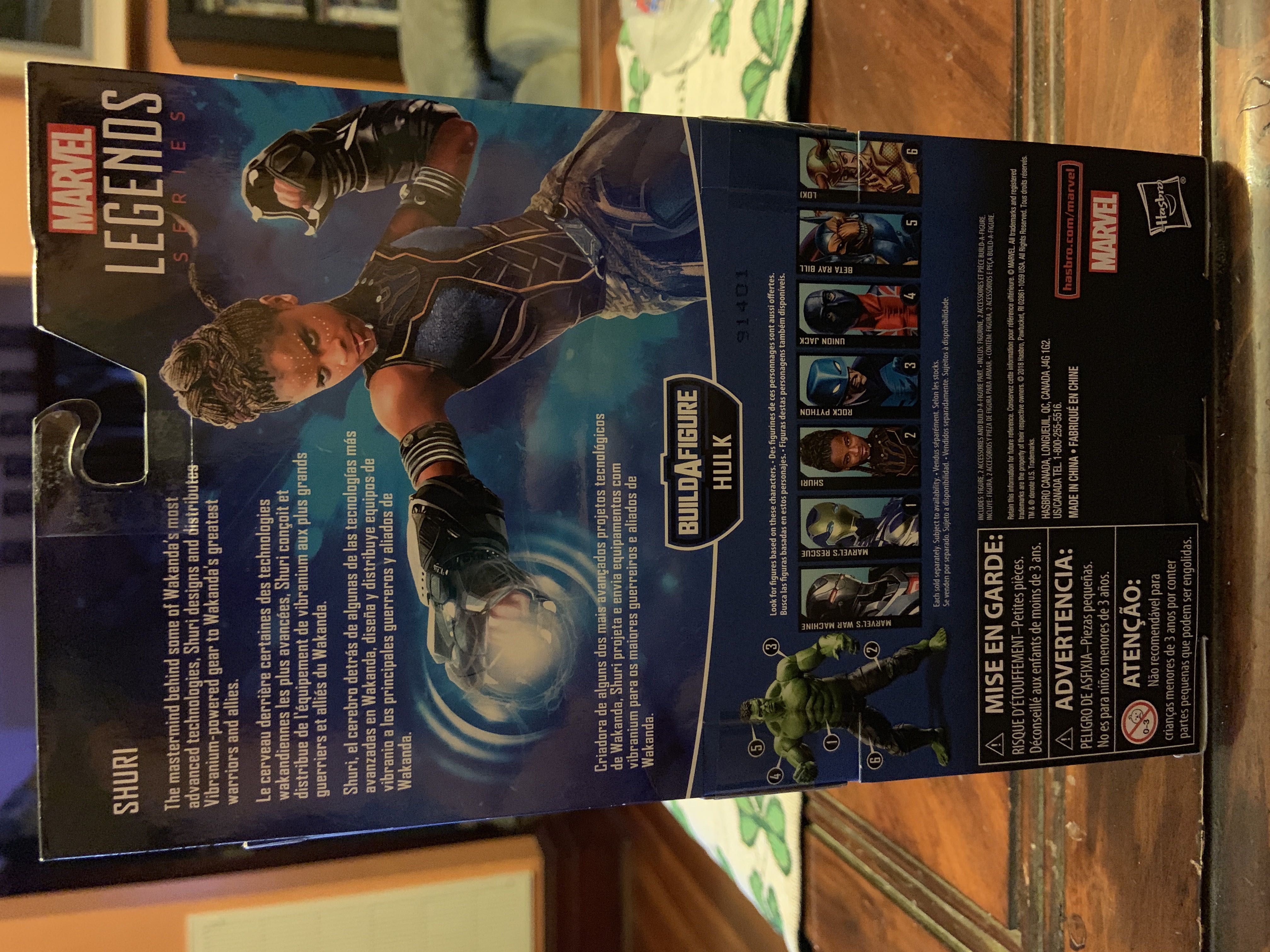 Marvel Legends Shuri - Hasbro (Marvel’s Black Panther) action figure collectible [Barcode 630509838721] - Main Image 2