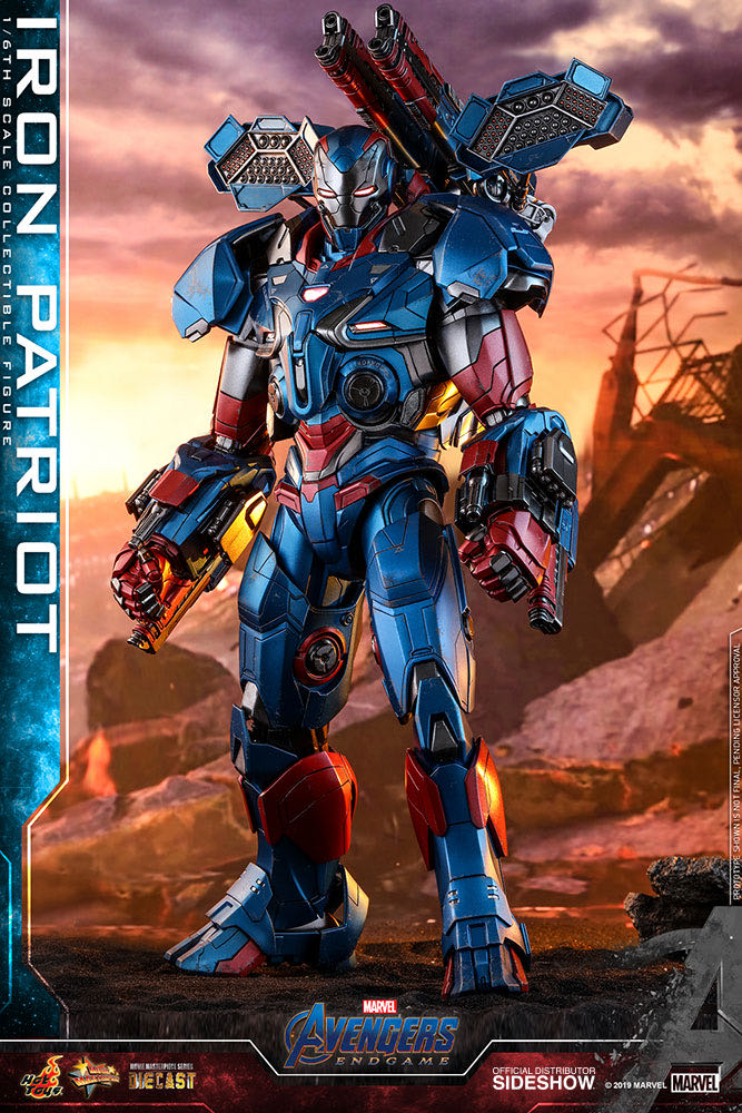 Iron Patriot Mk 2 - Hot Toys (Avengers Endgame) action figure collectible - Main Image 2