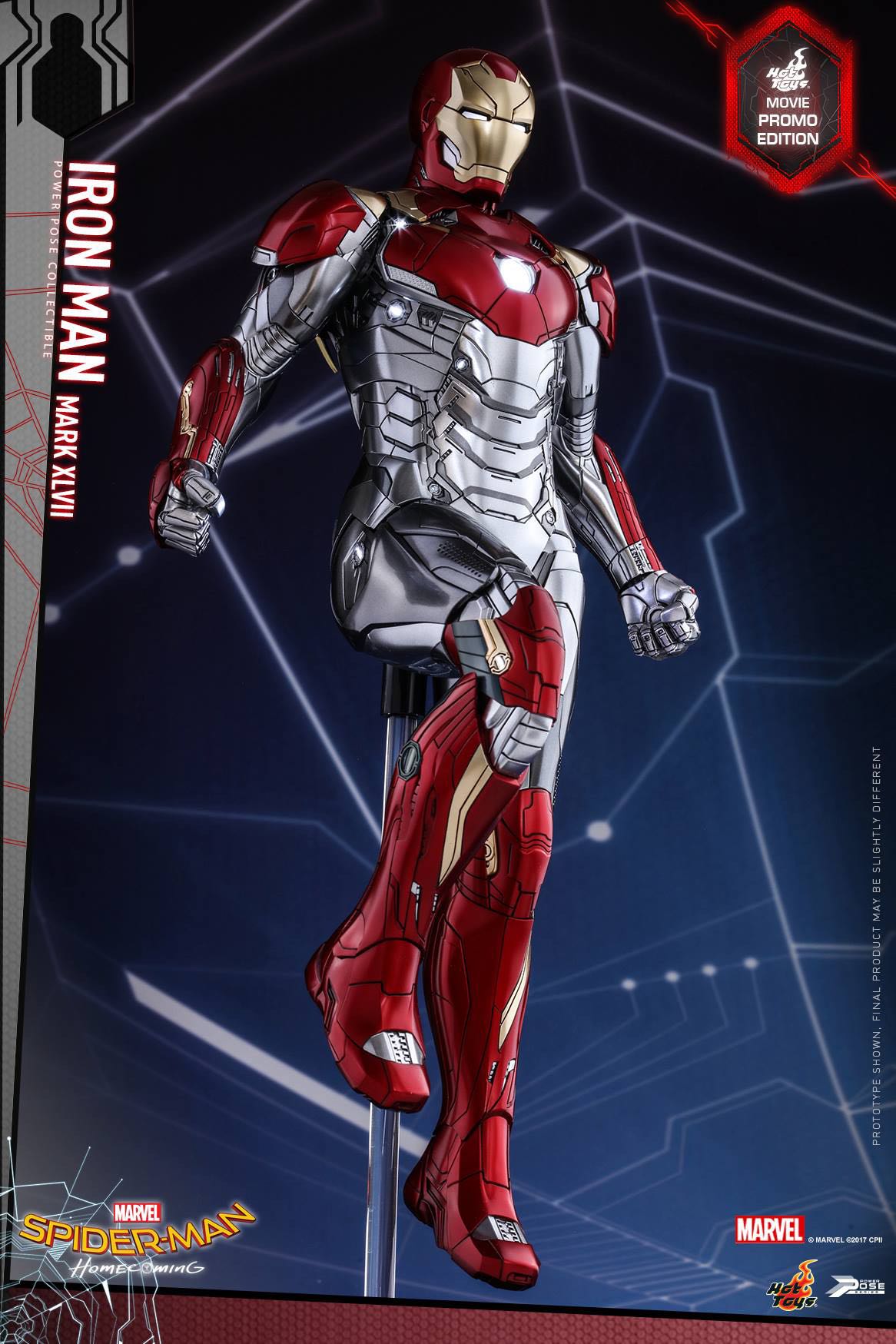 Iron Man: Mark XLVII (Homecoming) - Hot Toys (MARVEL) action figure collectible - Main Image 1