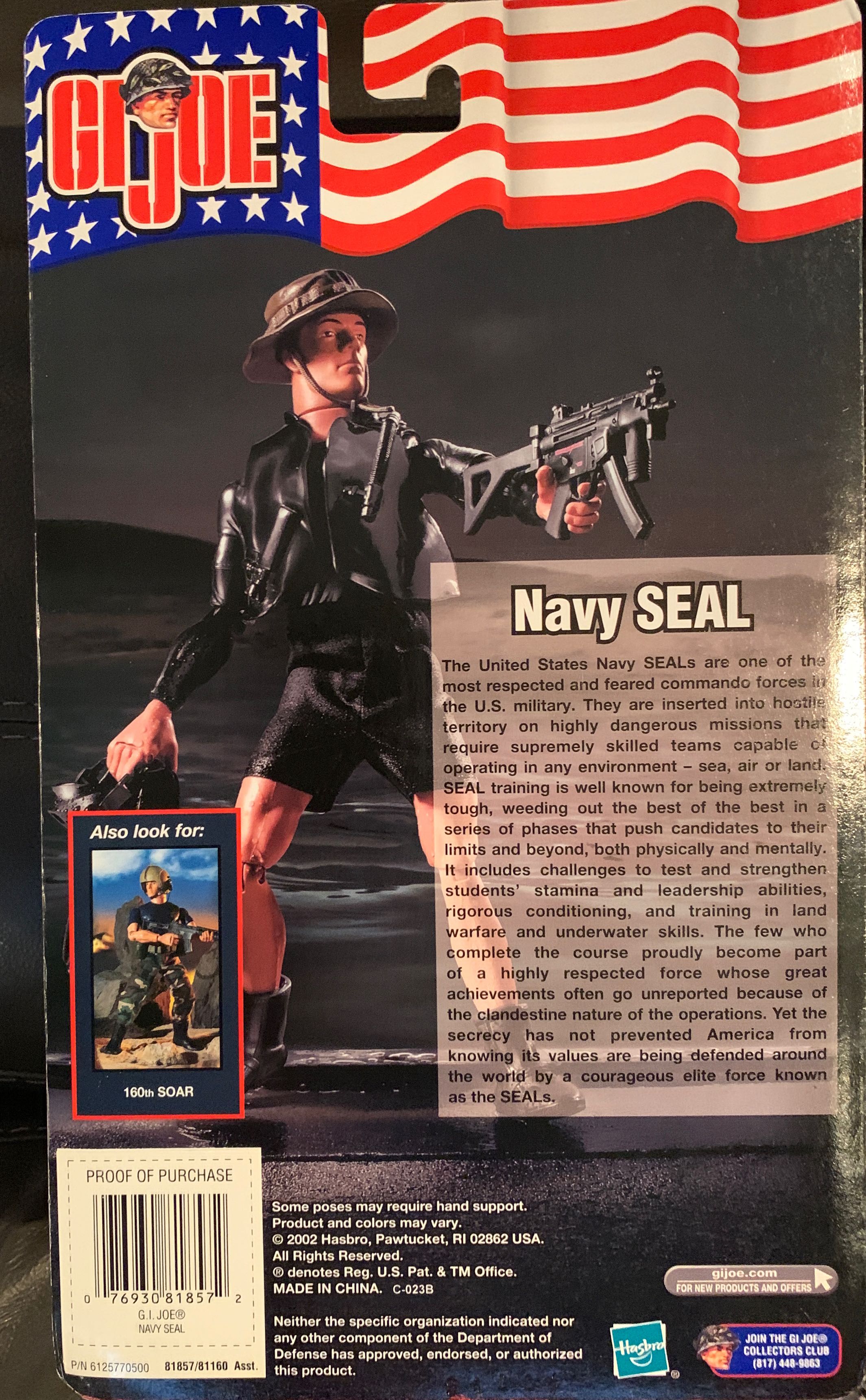 Navy Seal - Hasbro action figure collectible [Barcode 076930818572] - Main Image 2