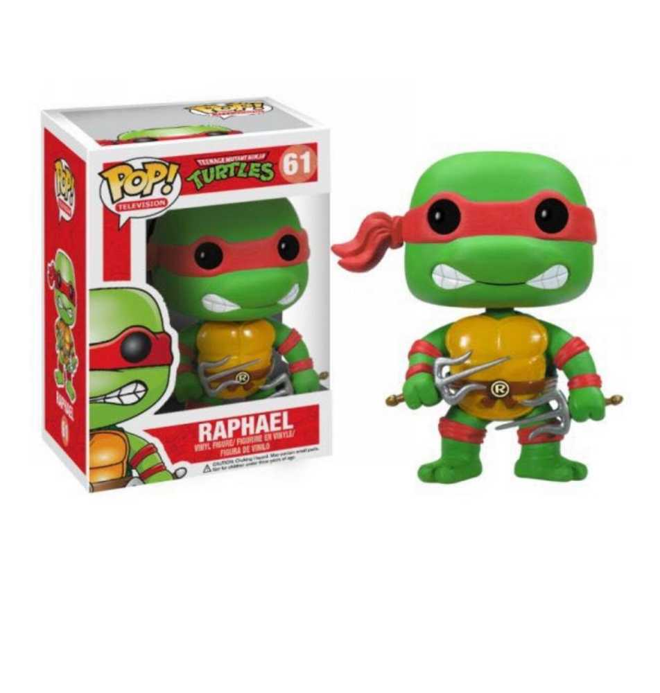 Funko Pop! Television 61 Teenage Mutant Ninja Turtles Raphael  - Funko action figure collectible [Barcode 830395033433] - Main Image 3