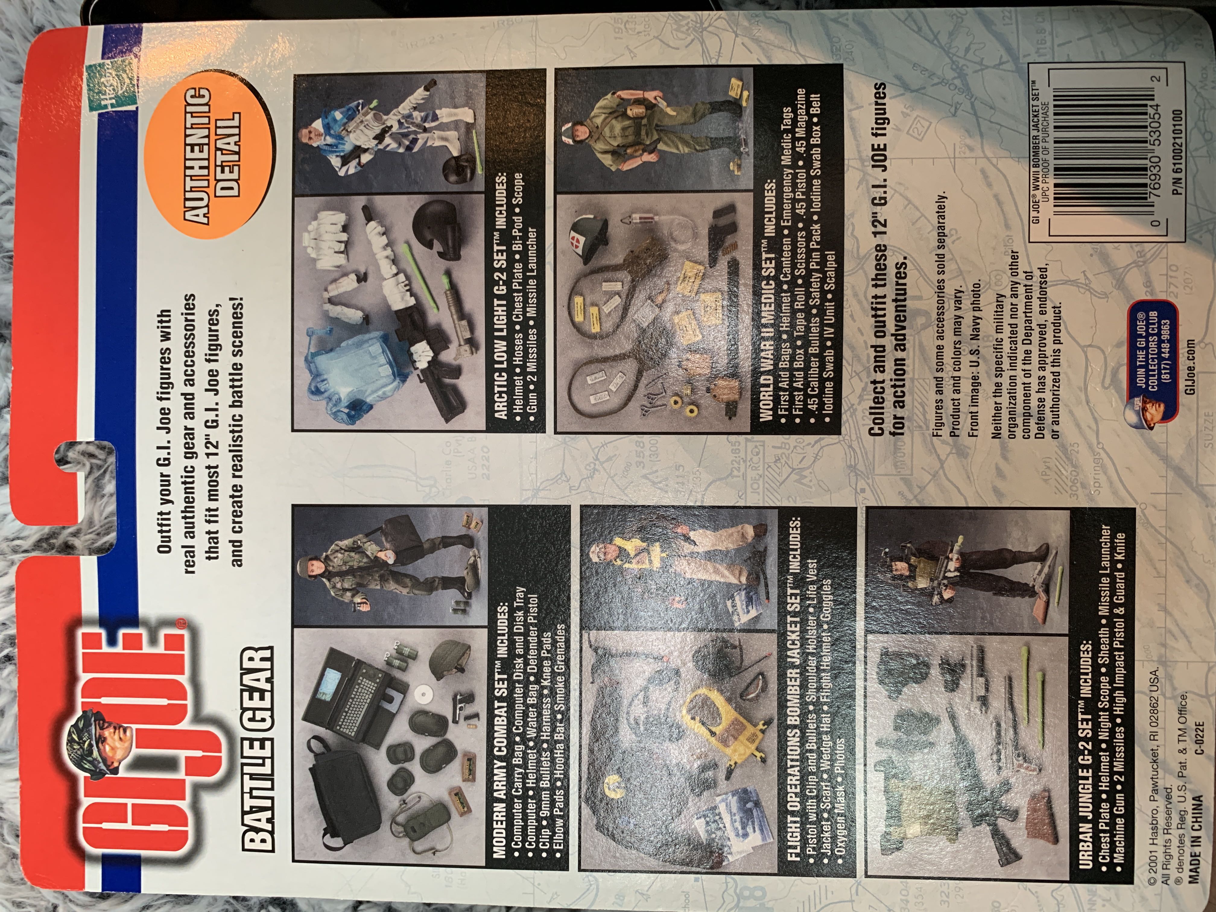 Flight Operations Bomber Jacket Set - Hasbro action figure collectible [Barcode 076930530542] - Main Image 2