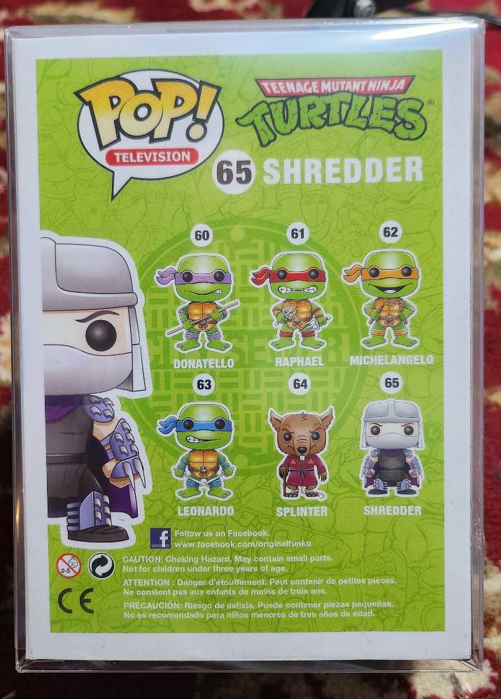 Funko Pop! Television 65 Teenage Mutant Ninja Turtles Shredder  - Funko action figure collectible [Barcode 830395033471] - Main Image 2