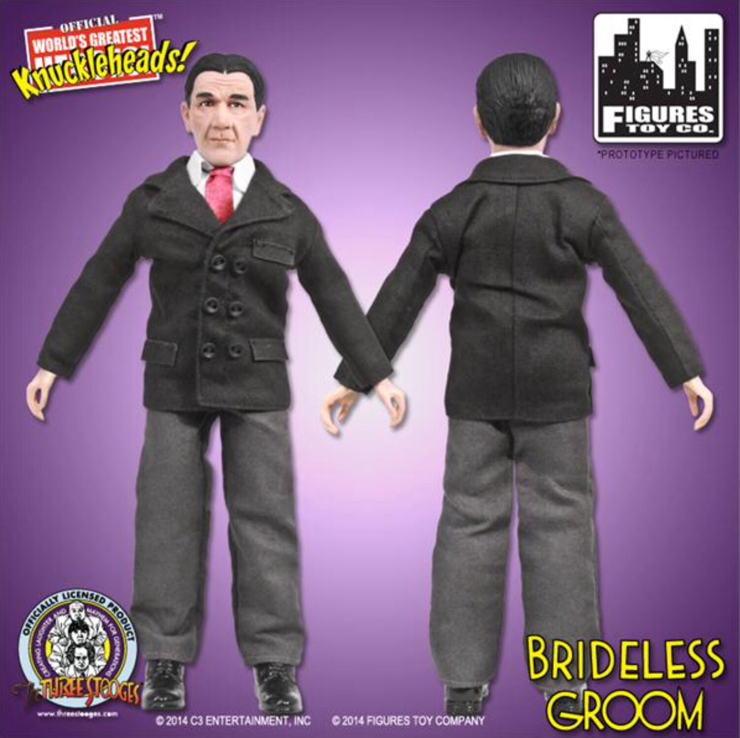 Shemp - Figures Toy Company (The Three Stooges) action figure collectible [Barcode 728028345384] - Main Image 2