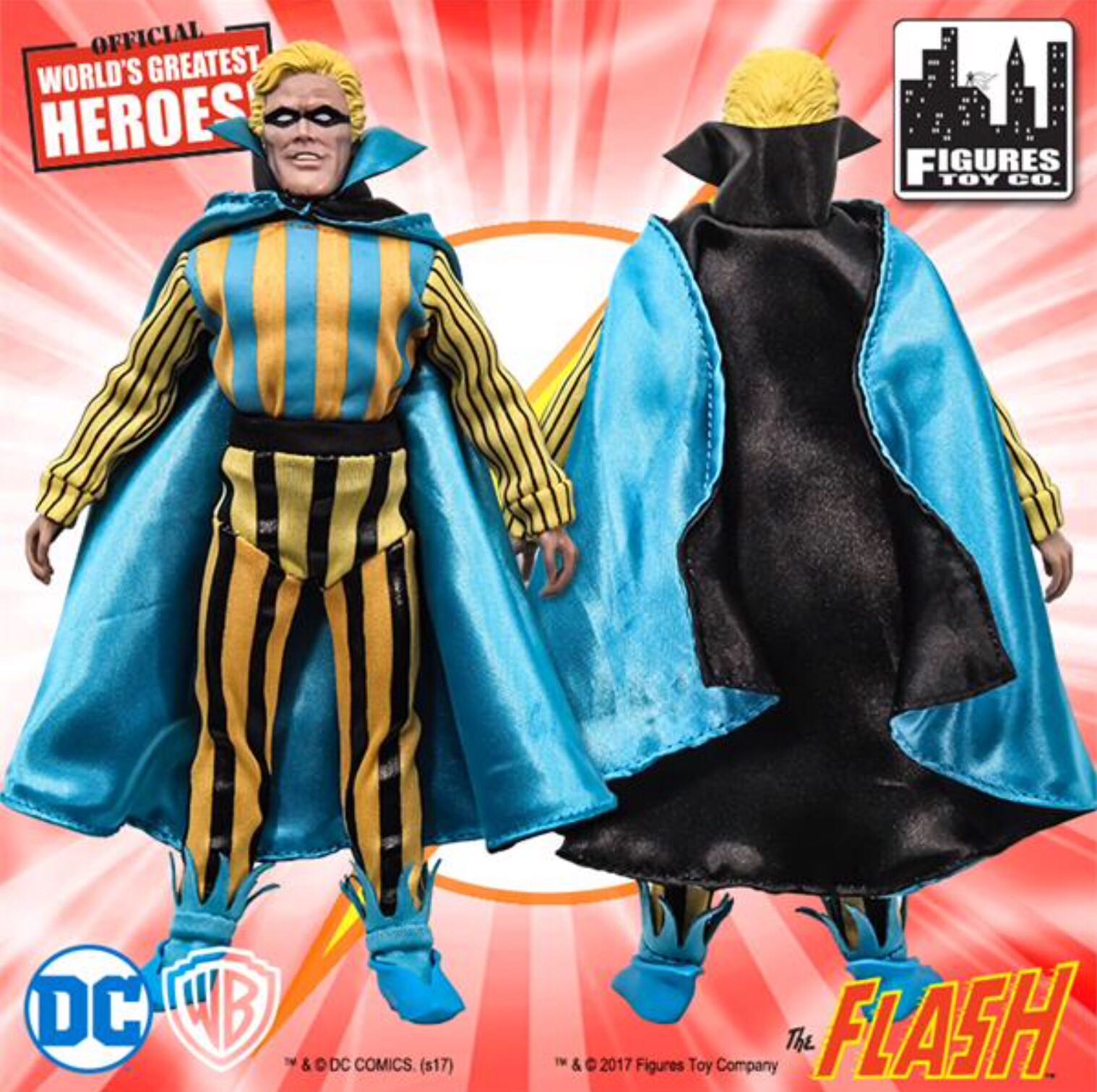Flash The Trickster - Figures Toy Company (Flash Retro 8 Inch Action Figures Series 1) action figure collectible [Barcode 744881539289] - Main Image 2