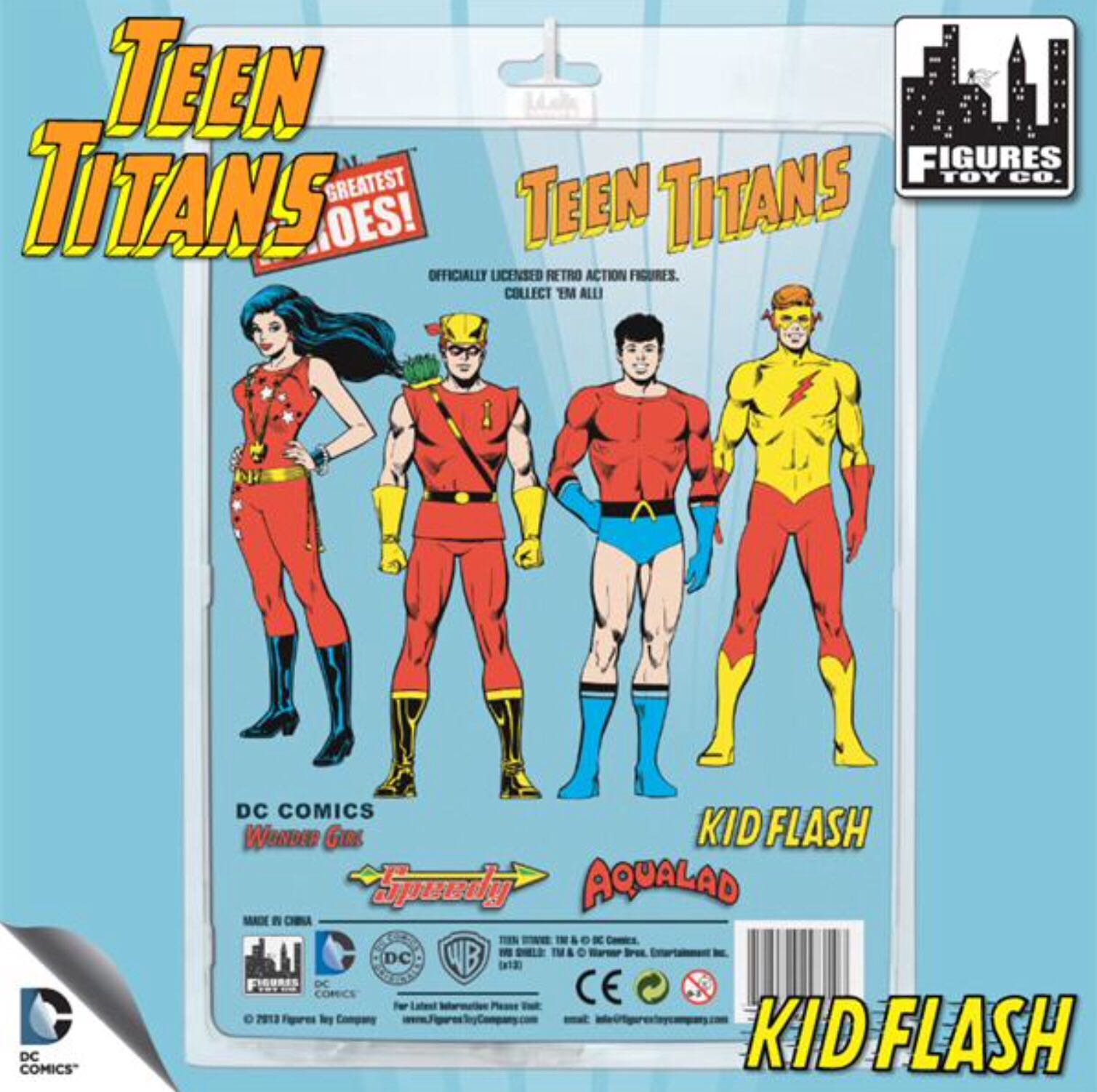 Teen Titans Kid Flash Variant Costume - Figures Toy Company (Teen Titans) action figure collectible [Barcode 728028298154] - Main Image 2