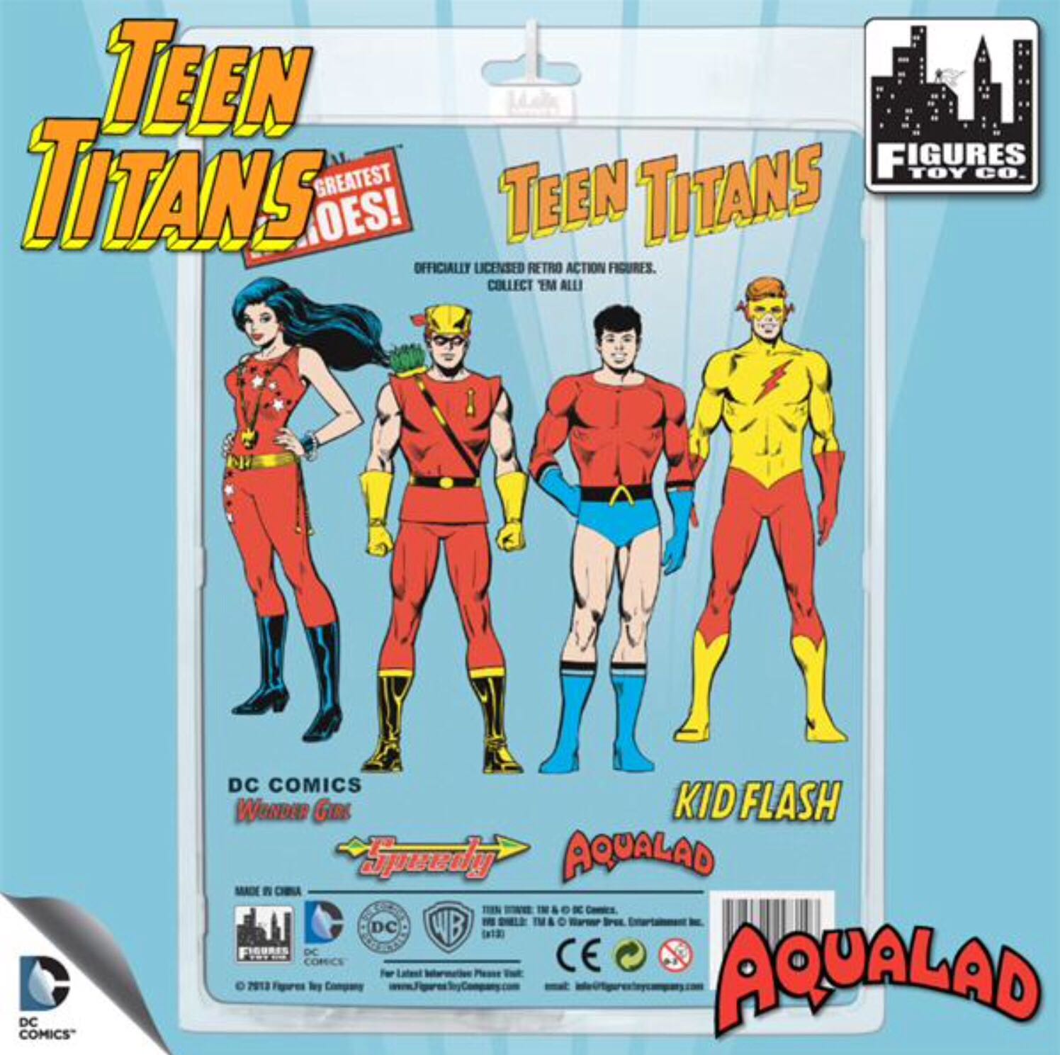 Aqualad - Figures Toy Company (Teen Titans) action figure collectible [Barcode 728028298178] - Main Image 2