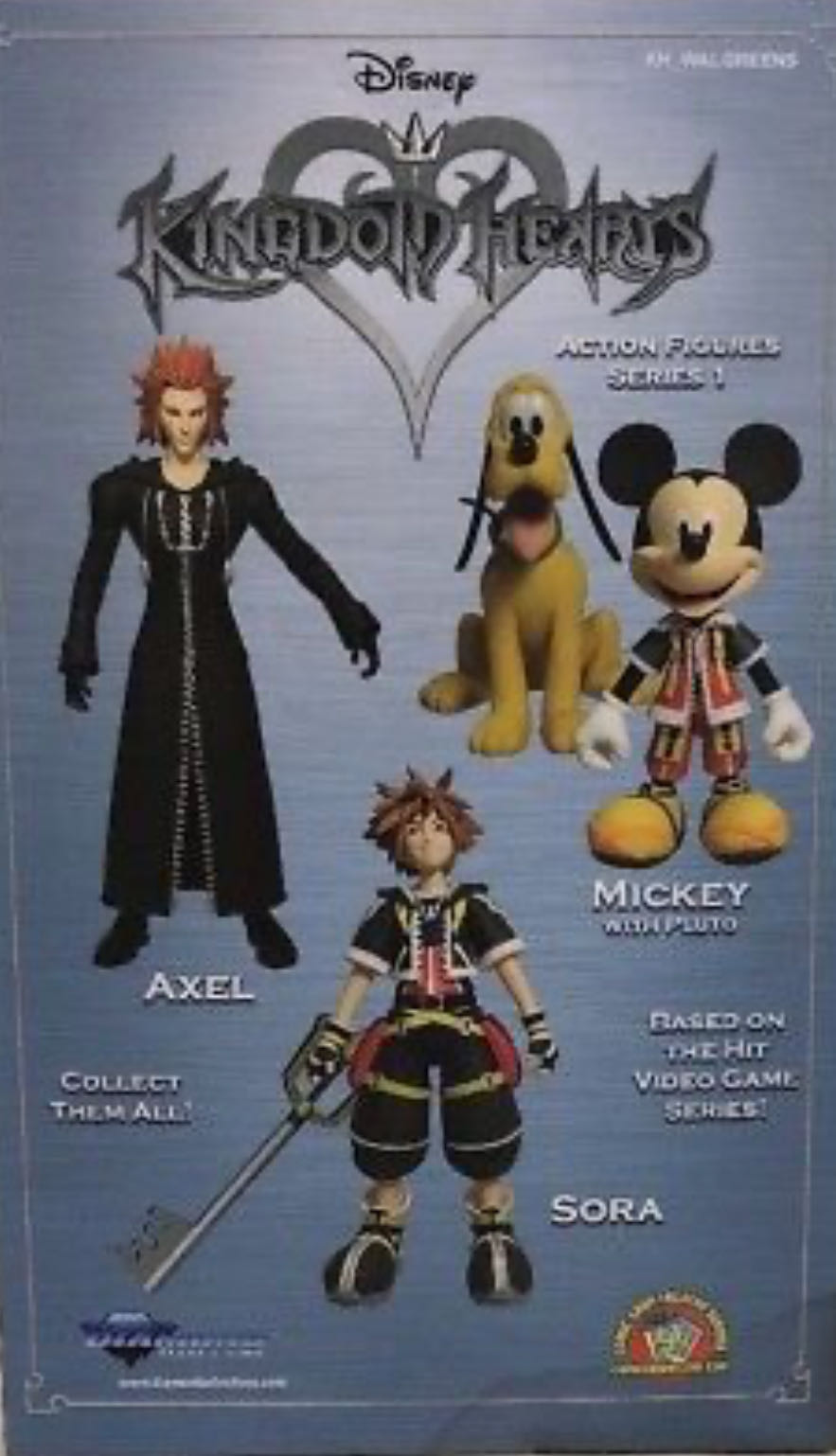 Kingdom Hearts: Mickey with Pluto - Diamomd Select (Kingdom Hearts II) action figure collectible [Barcode 699788823897] - Main Image 4