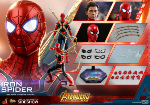 Hot Toys Marvel Infinity War Iron Spider  - Hot Toys (Avengers Infinity War) action figure collectible [Barcode 4897011186061] - Main Image 4