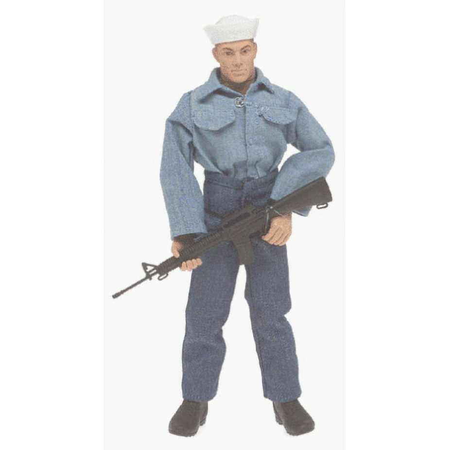 Kenner G.I. Joe U.S. Navy Serviceman White  - Hasbro action figure collectible [Barcode 076281814247] - Main Image 3