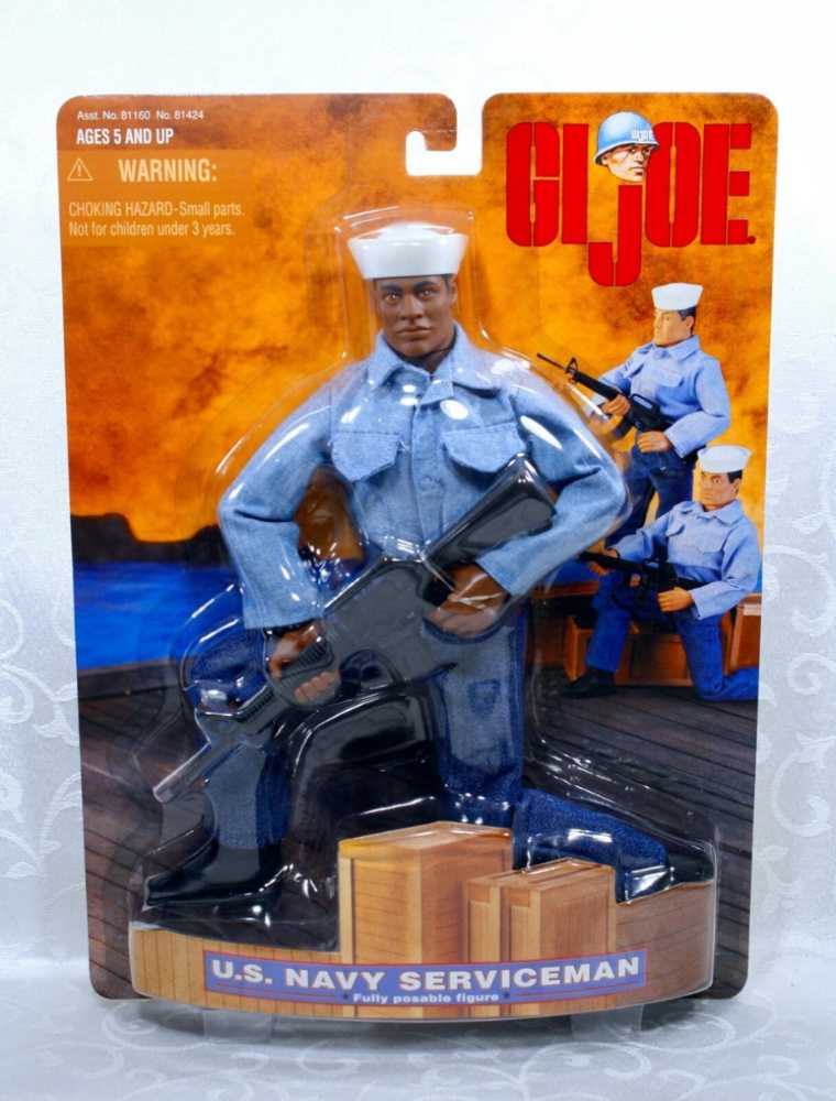 Kenner G.I. Joe U.S. Navy Serviceman White  - Hasbro action figure collectible [Barcode 076281814247] - Main Image 4