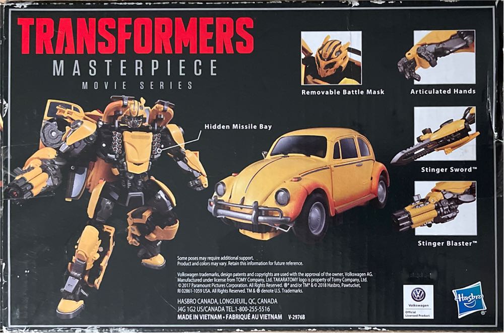 Bumblebee - MPM-07 - Hasbro (SS TF Bumblebee) action figure collectible [Barcode 630509639816] - Main Image 4