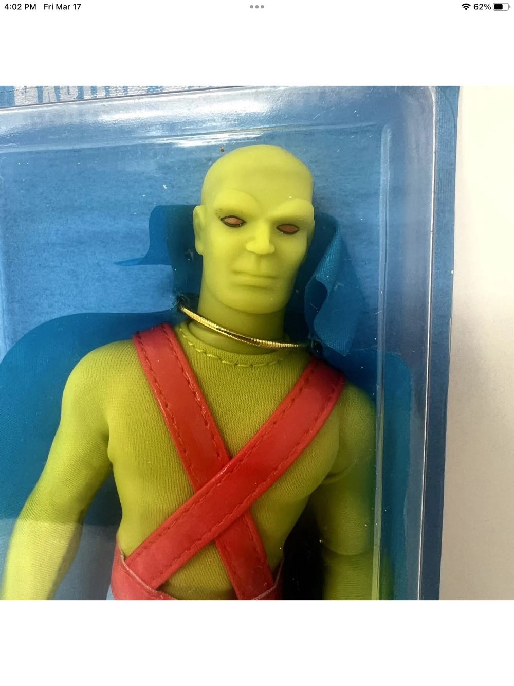 Mego DC - Martian Manhunter - Mattel (World’s Greatest Heroes) action figure collectible [Barcode 027084923421] - Main Image 3