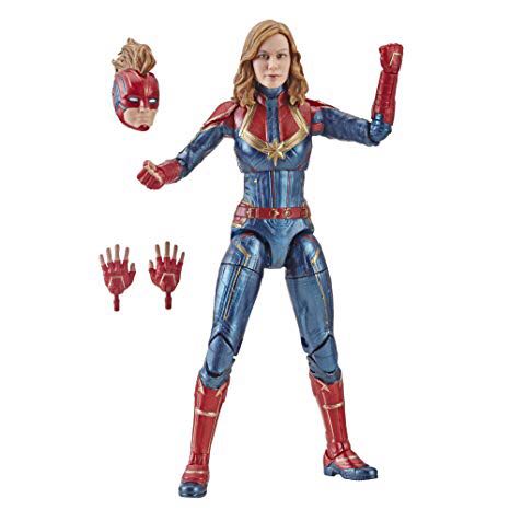 Captain Marvel (Carol Danvers) - Marvel Legends (MCU (Avengers - Marvels)) action figure collectible [Barcode 630509775439] - Main Image 3