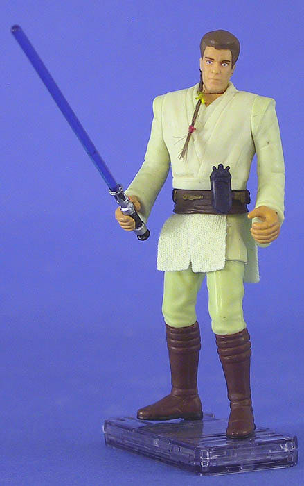 Obi-Wan Kenobi w/ Lightsaber and Comlink - Hasbro (Episode 1 (commtech Chip)) action figure collectible [Barcode 076281842448] - Main Image 3