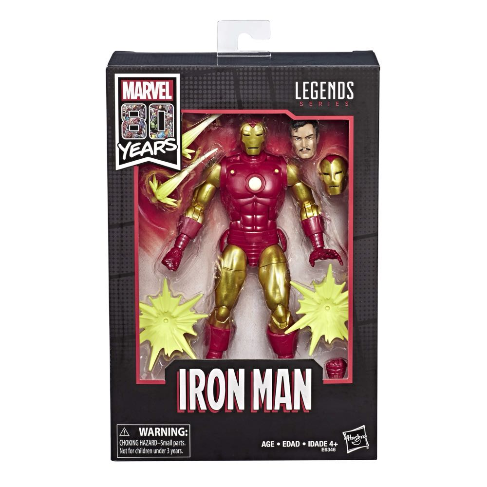 80th Anniversary :Iron Man - Hasbro (Marvel: Legends Series) action figure collectible [Barcode 630509833559] - Main Image 3