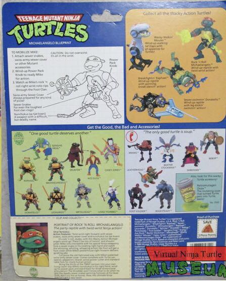 Rock ‘N Roll Michaelangelo - Playmates Toys (Teenage Mutant Ninjaturtles) action figure collectible - Main Image 2