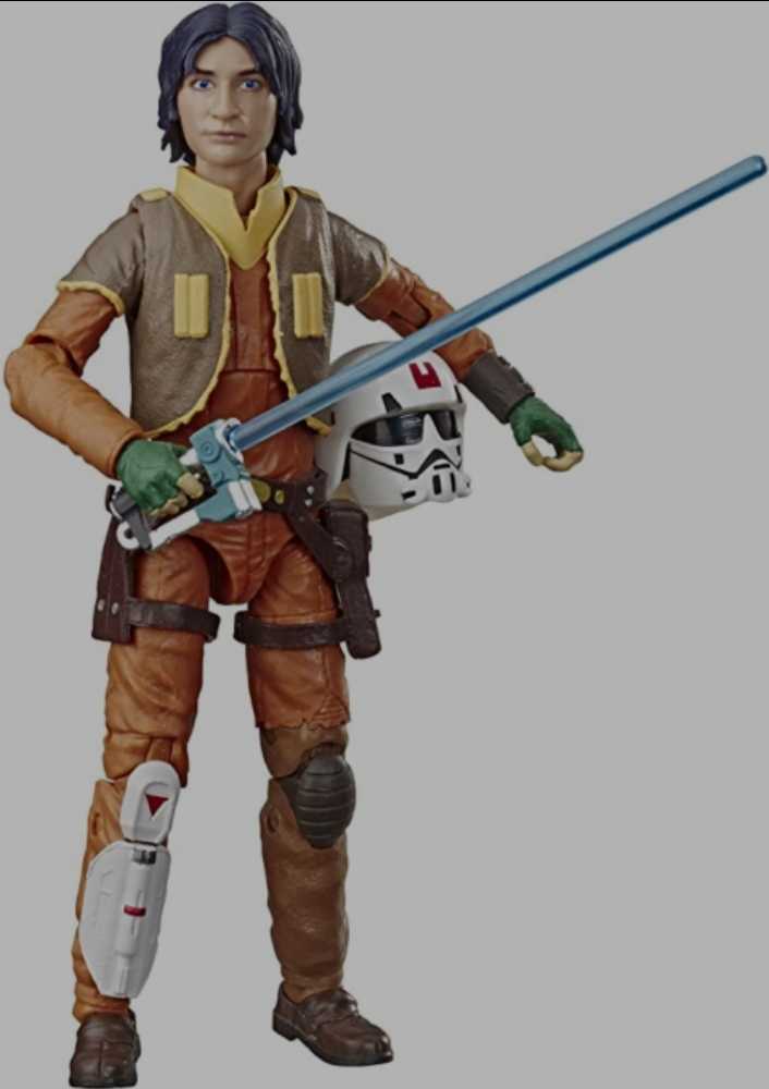 Ezra Bridger - Hasbro (Star Wars Black 6”) (Starwars Black 6 inch) action figure collectible [Barcode 630509794010] - Main Image 4