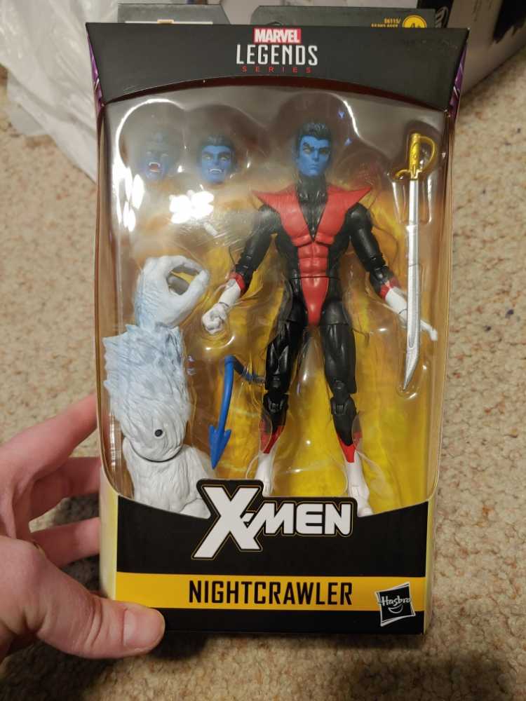 Marvel Legends: Nightcrawler - Hasbro (Marvel Legends (BAF - Wendigo)) action figure collectible [Barcode 630509825400] - Main Image 3