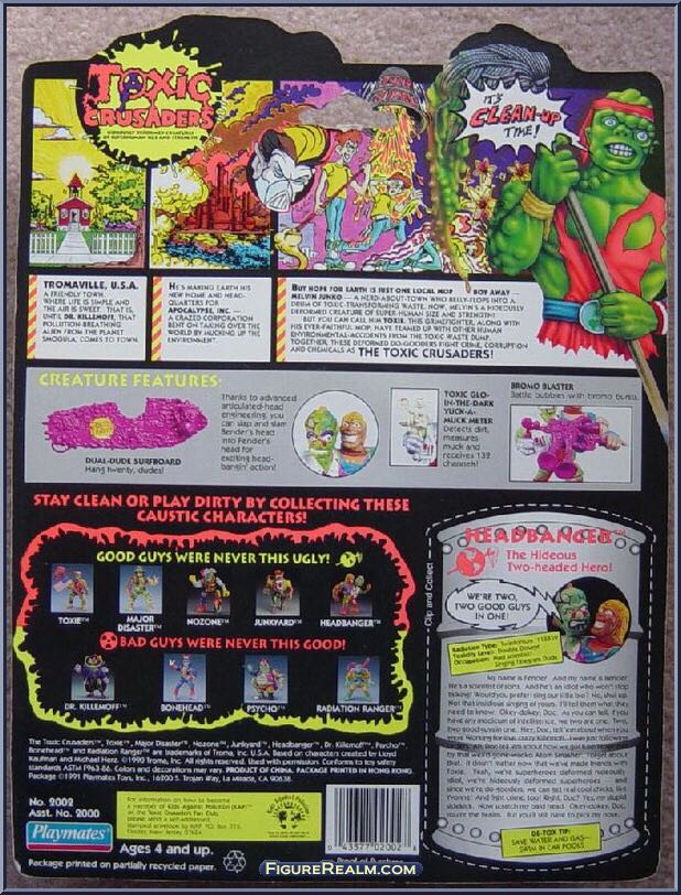 Headbanger - Playmates Toys (Toxic Crusaders) action figure collectible - Main Image 2