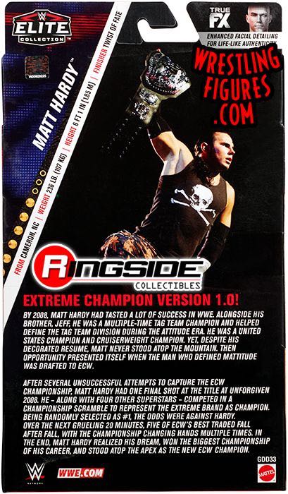 WWE Elite Matt Hardy Ringside Exclusive  action figure collectible - Main Image 3