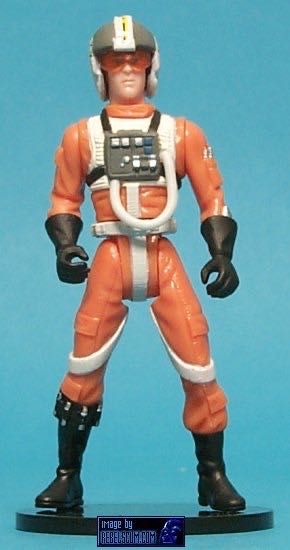 Ten Numb , Wedge Antilles , Arvel Cryno - Star Wars Rebel Pilots Boxset (The Power Of The Force) - Hasbo / Kenner (Star Wars) action figure collectible [Barcode 076281840574] - Main Image 3