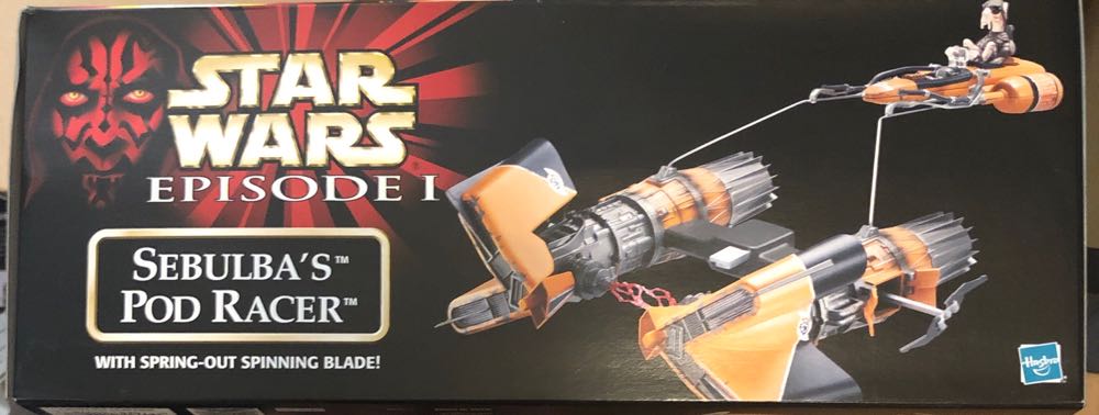 Sebulba’s Pod Racer w/ Spring-Out Spinning Blade! - Hasbro (Vehicle) action figure collectible [Barcode 076281840987] - Main Image 3