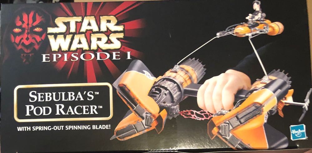 Sebulba’s Pod Racer w/ Spring-Out Spinning Blade! - Hasbro (Vehicle) action figure collectible [Barcode 076281840987] - Main Image 4