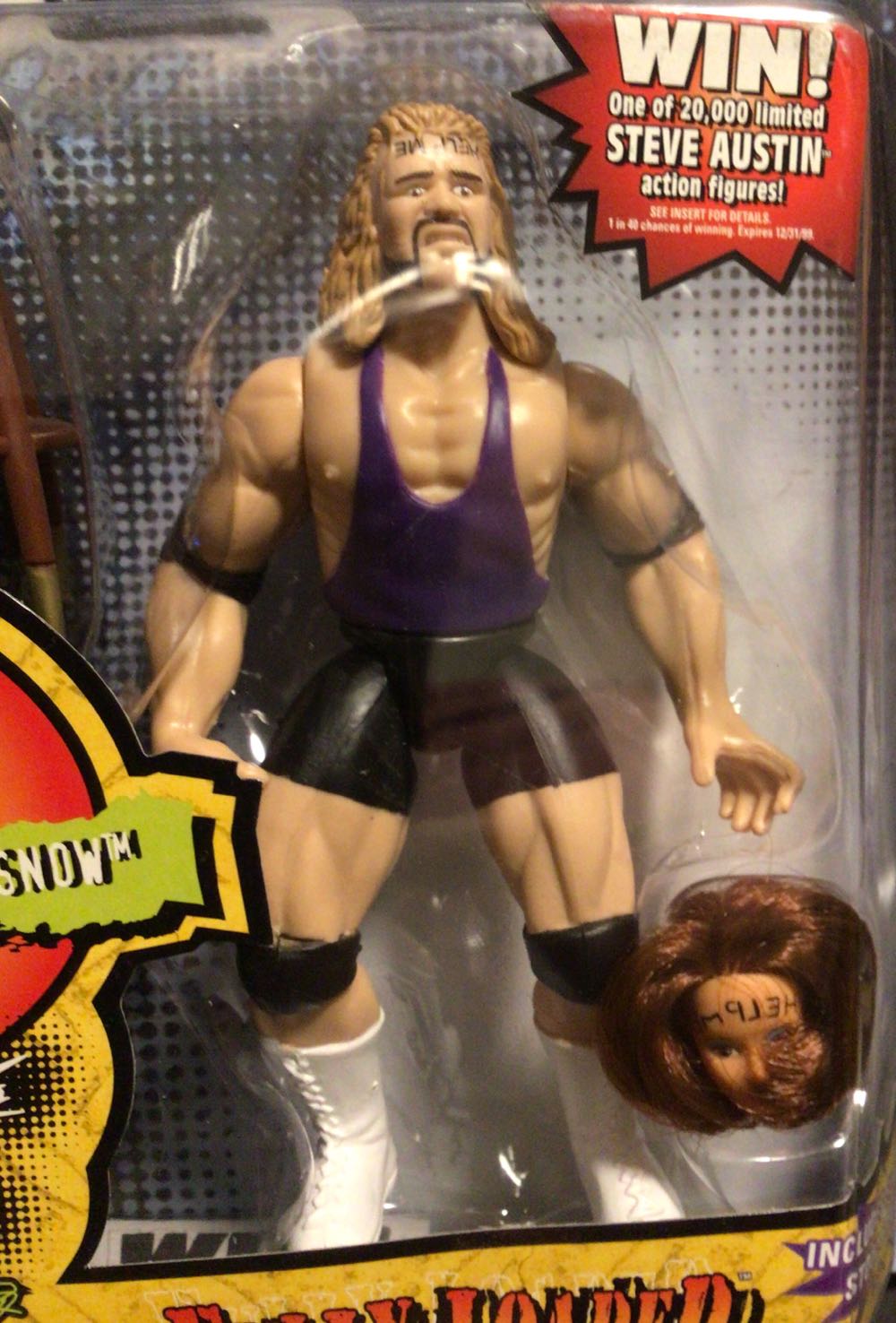 Jakks/WWF: Al Snow With Head - JAKKS Pacific, Inc. (WrestleMania XV Fully Loaded) action figure collectible [Barcode 039897805757] - Main Image 2