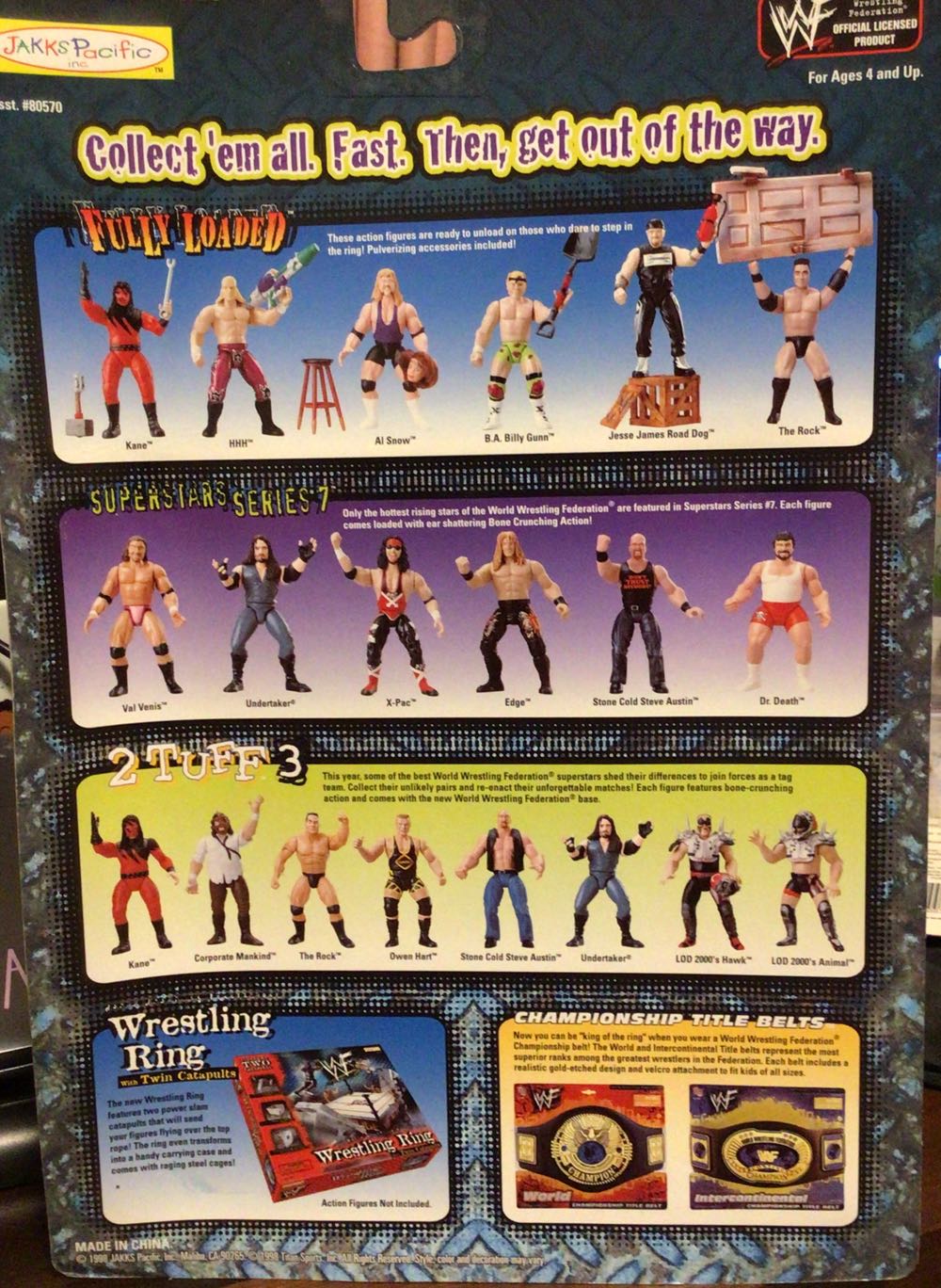 Jakks/WWF: Al Snow With Head - JAKKS Pacific, Inc. (WrestleMania XV Fully Loaded) action figure collectible [Barcode 039897805757] - Main Image 3