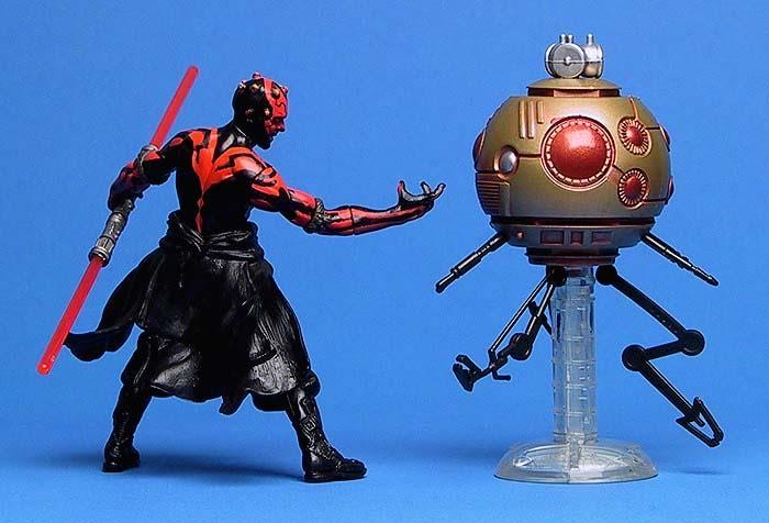 Darth Maul with Sith Attack Droid - Hasbro (Star Wars - Power Of The Jedi) action figure collectible [Barcode 076930846544] - Main Image 3