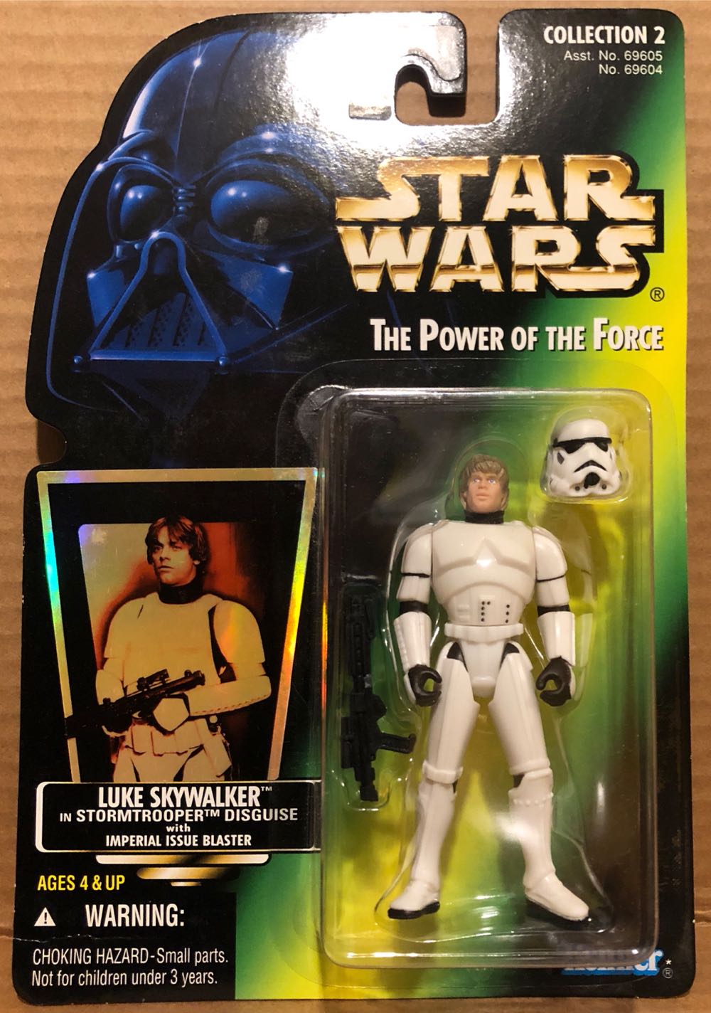Luke Skywalker in Stormtrooper Disguise - Hasbro (Star Wars - POTF) action figure collectible [Barcode 076281696041] - Main Image 3