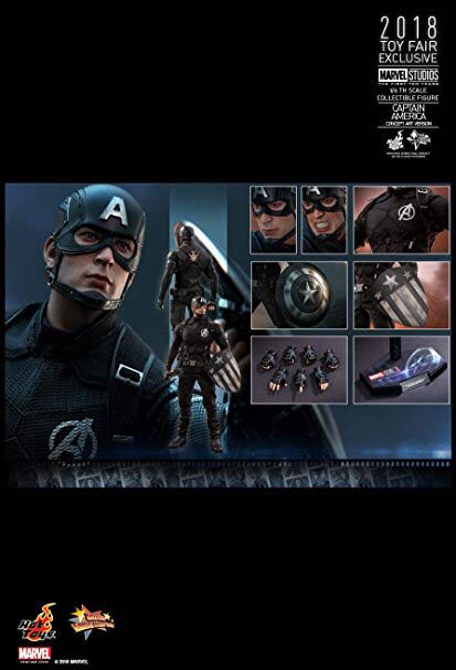 Hot Toys Marvel Infinity War Captain America Concept Version - Hot Toys (Captain America) action figure collectible [Barcode 4897011186313] - Main Image 2