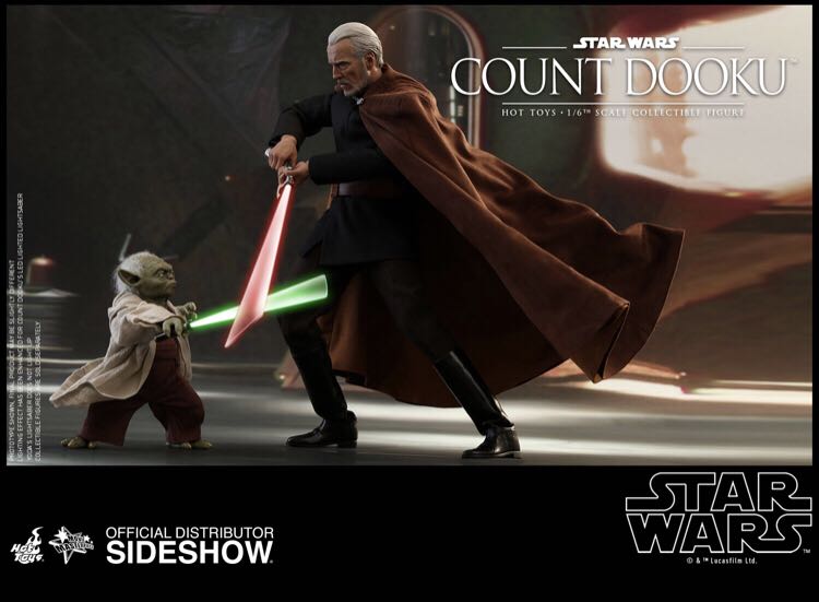 Darth Tyranus Count DOOKU   - Hot Toys (Star Wars Attack Of The Clones) action figure collectible [Barcode 4897011186924] - Main Image 3