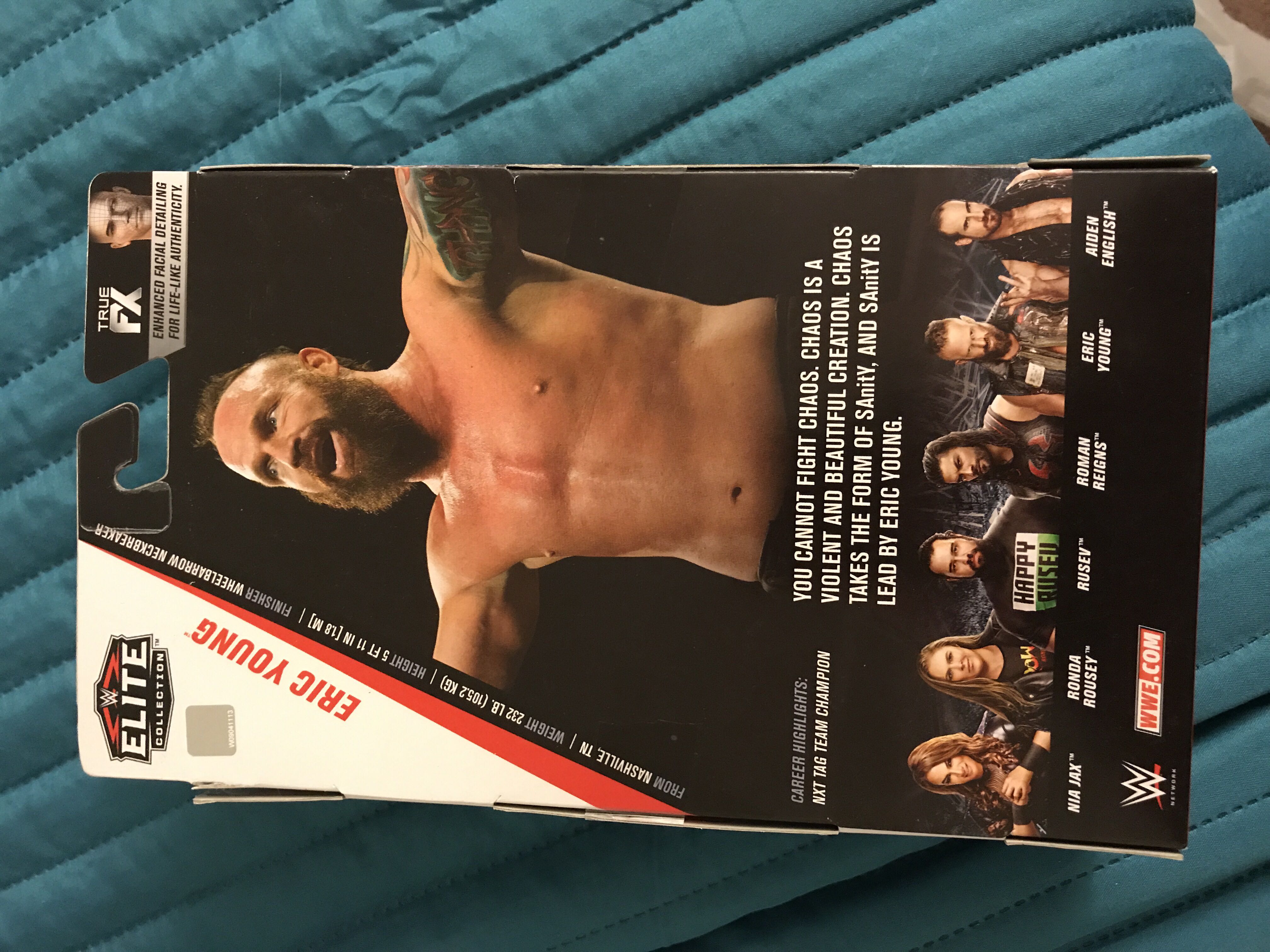 Eric Young - Mattel (WWE Elite Series #65) action figure collectible [Barcode 887961729993] - Main Image 2