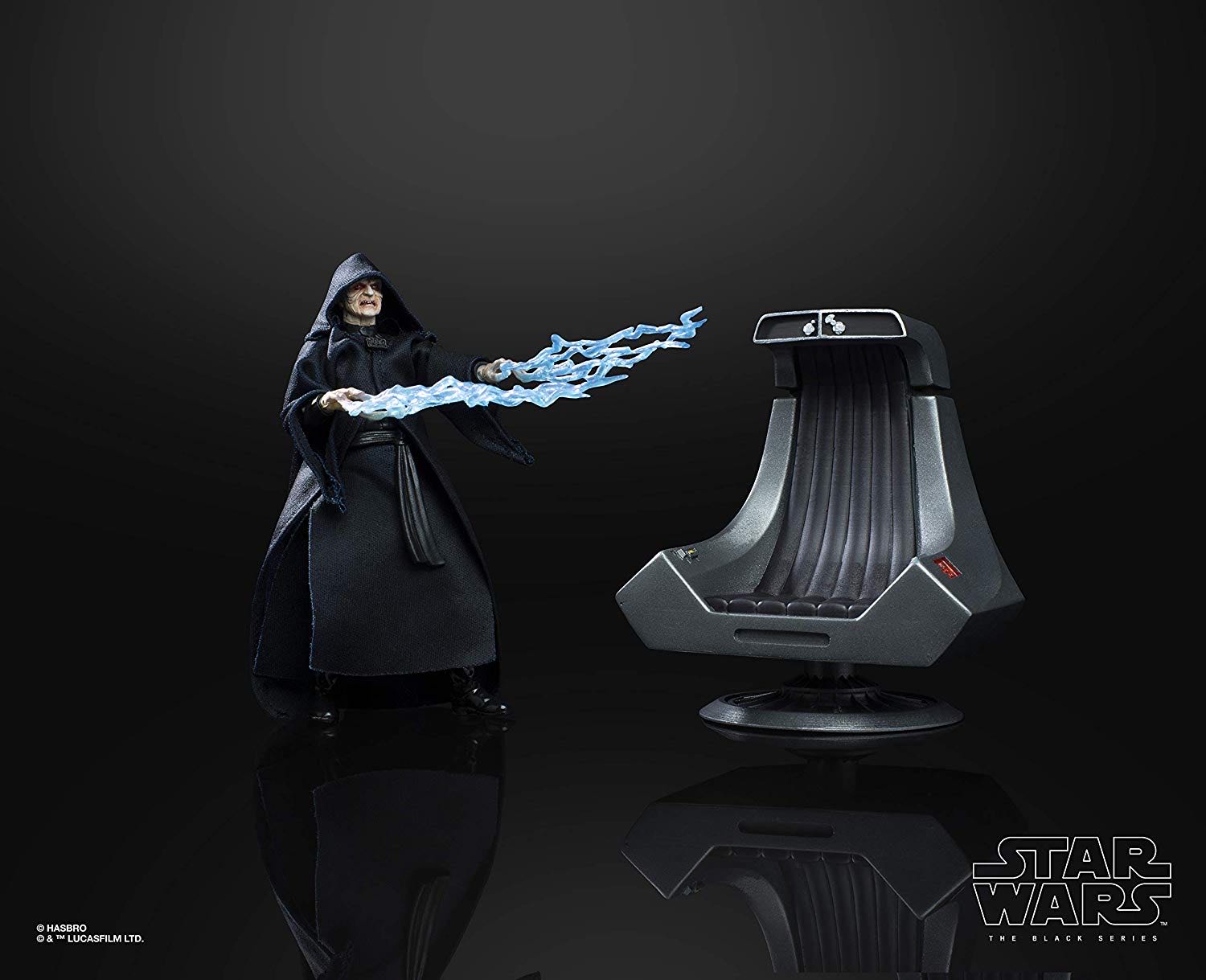 EXC Walmart - Emperor Palpatine - Hasbro (Star Wars TBS) action figure collectible [Barcode 630509859702] - Main Image 3