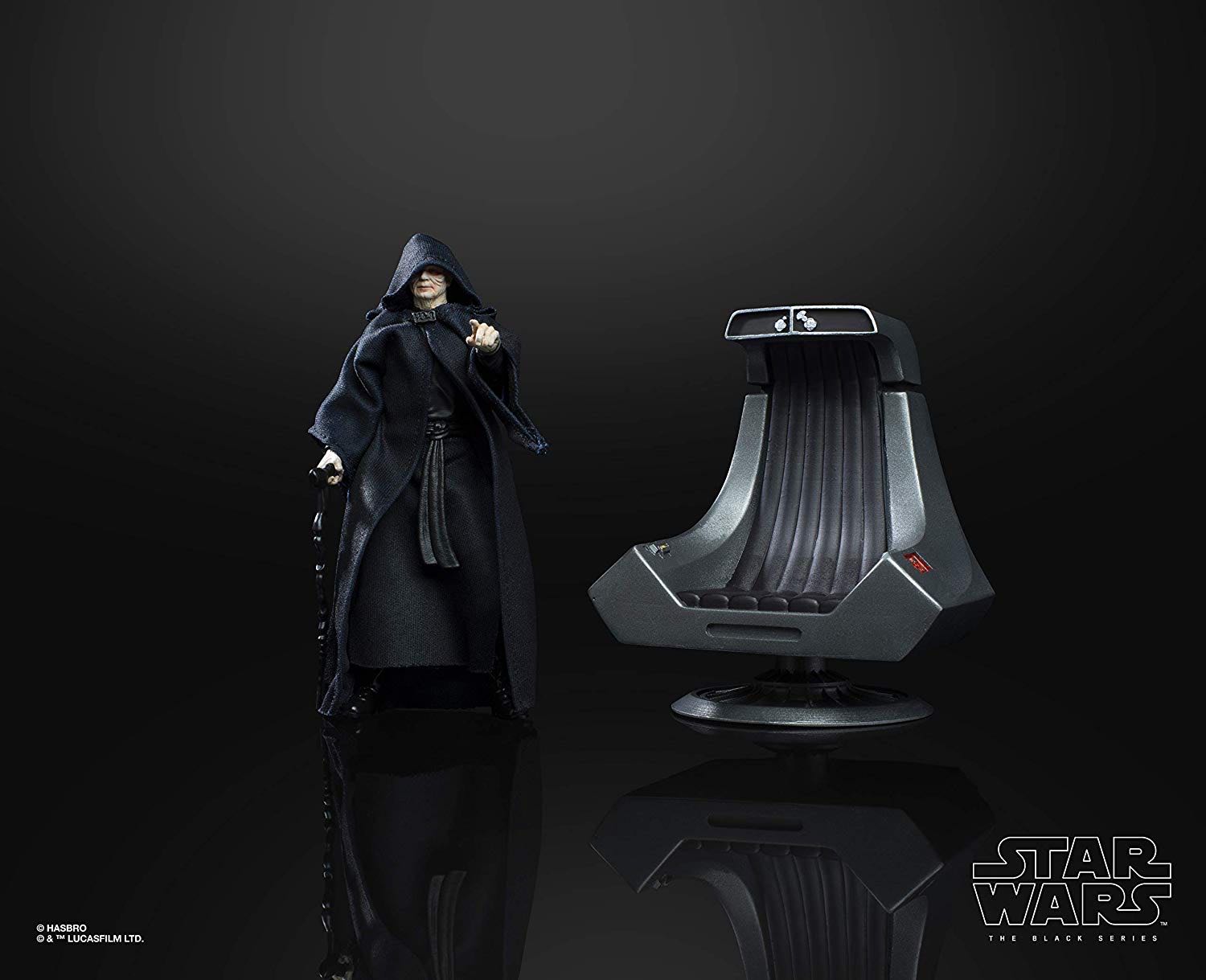 EXC Walmart - Emperor Palpatine - Hasbro (Star Wars TBS) action figure collectible [Barcode 630509859702] - Main Image 4