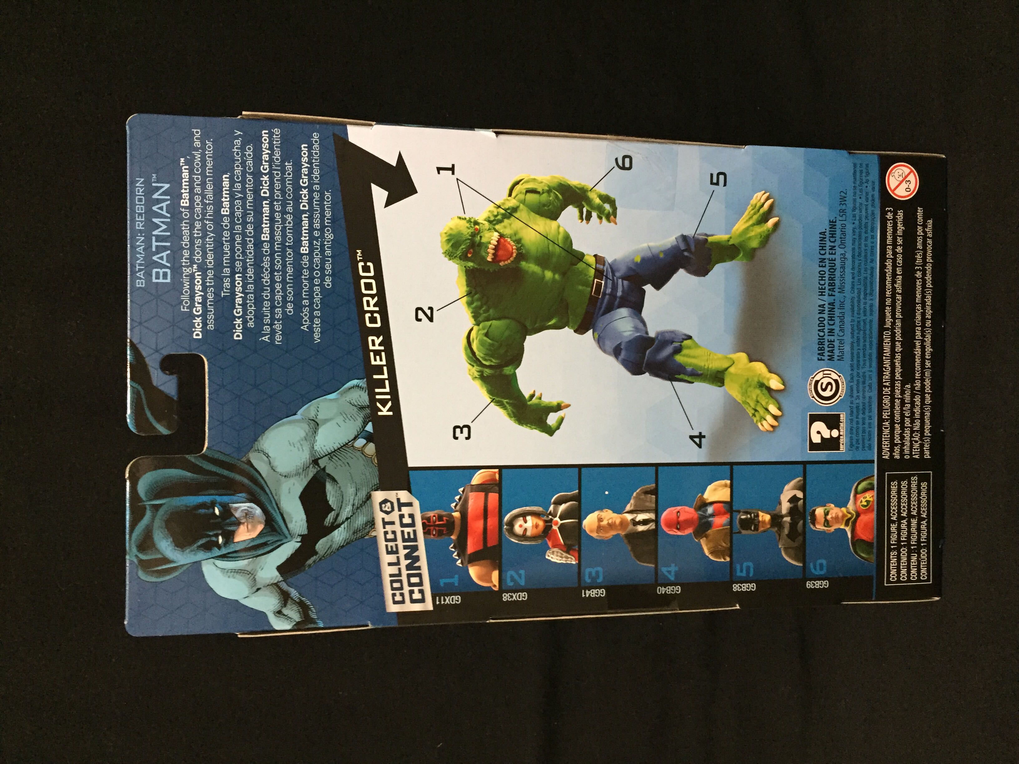 DC Multiverse Killer Croc CNC Series  BATMAN - DICK GRAYSON - DC Mattel (Dc Comics Multiverse) action figure collectible [Barcode 887961774030] - Main Image 3