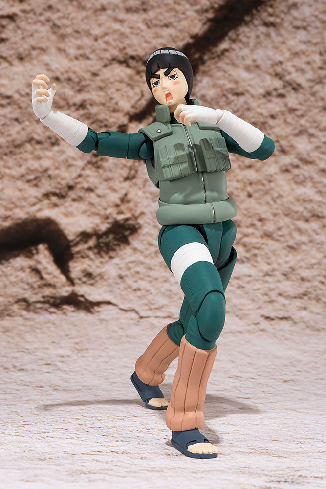 S H Figuarts Rock Lee - Tamashii (Naruto Shippuden) action figure collectible [Barcode 4543112773562] - Main Image 4